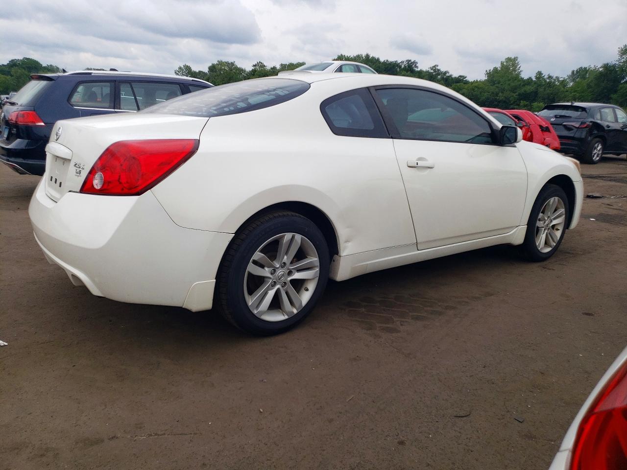 2010 Nissan Altima S White vin: 1N4AL2EP4AC189223