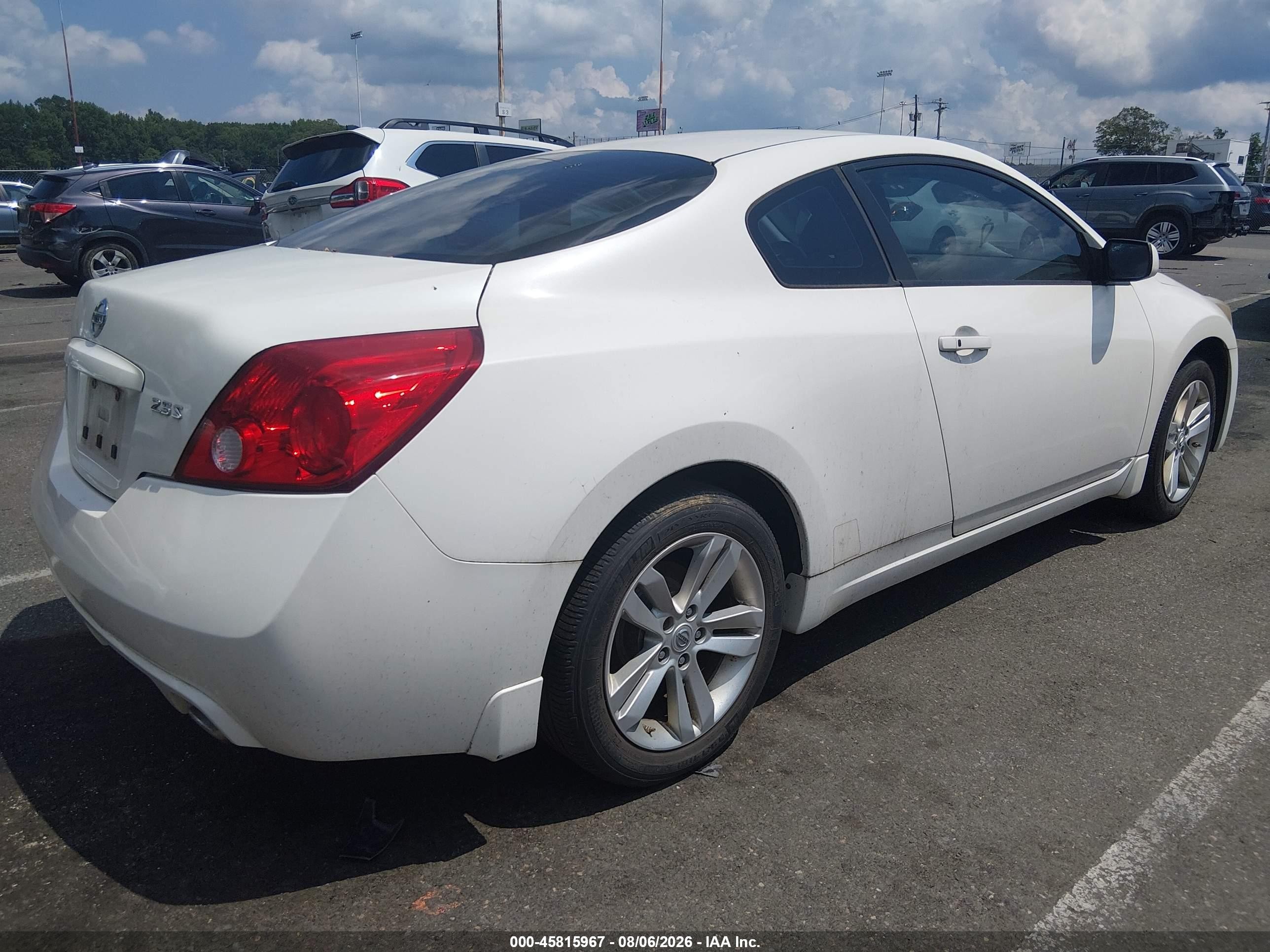 2011 Nissan Altima 2.5 S White vin: 1N4AL2EP4BC105936