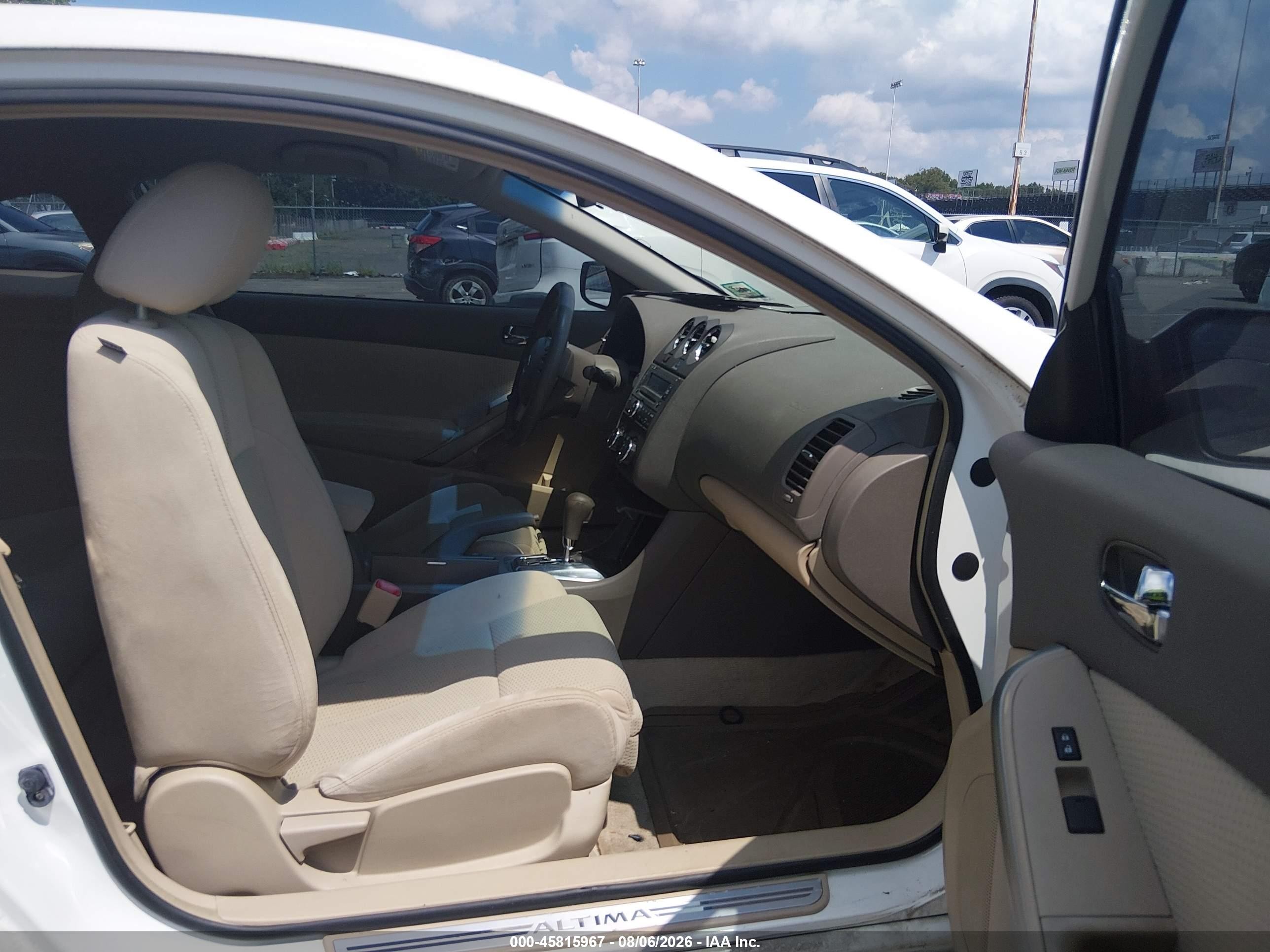 2011 Nissan Altima 2.5 S White vin: 1N4AL2EP4BC105936
