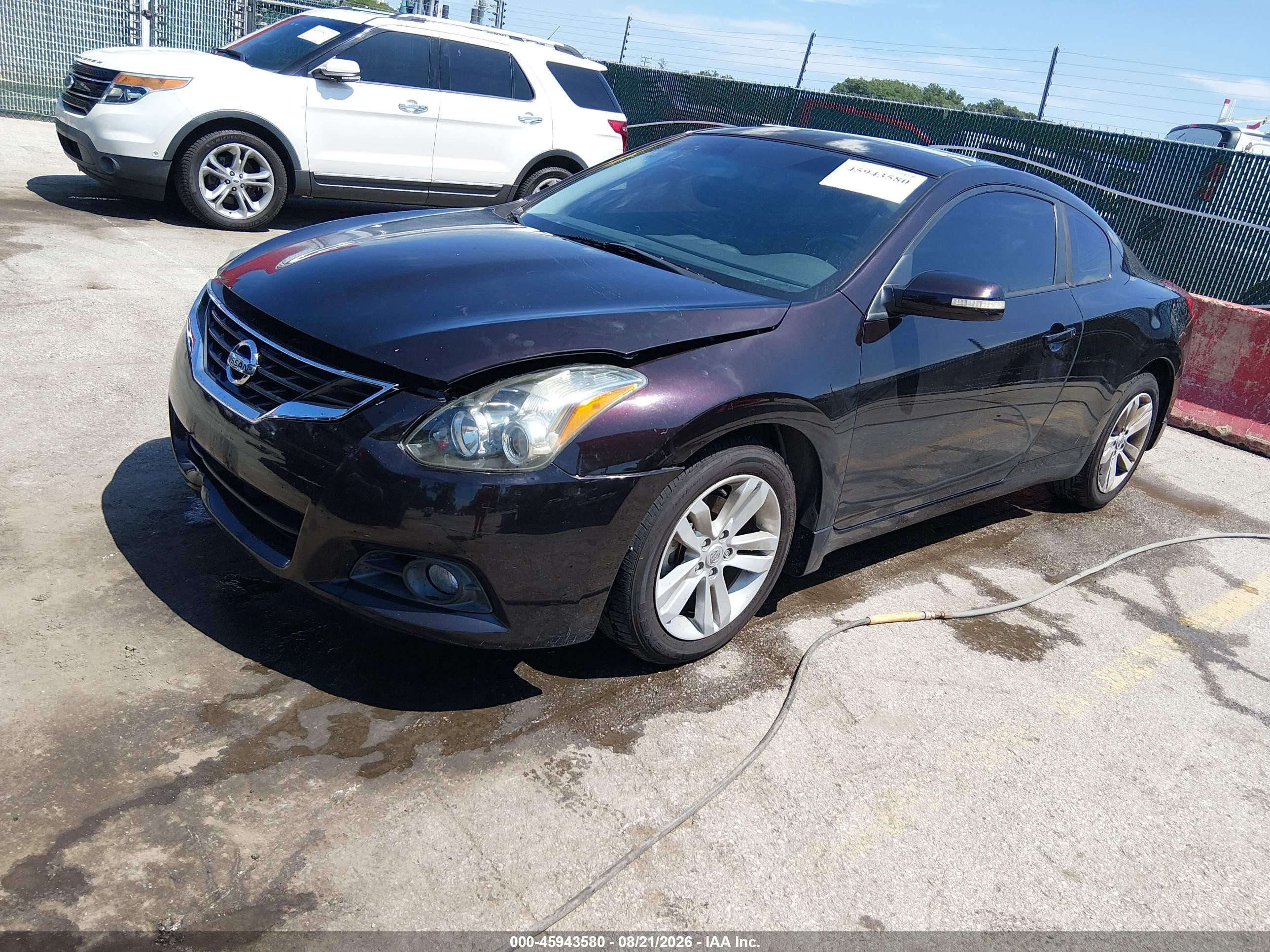 2012 Nissan Altima 2.5 S Black vin: 1N4AL2EP4CC222403