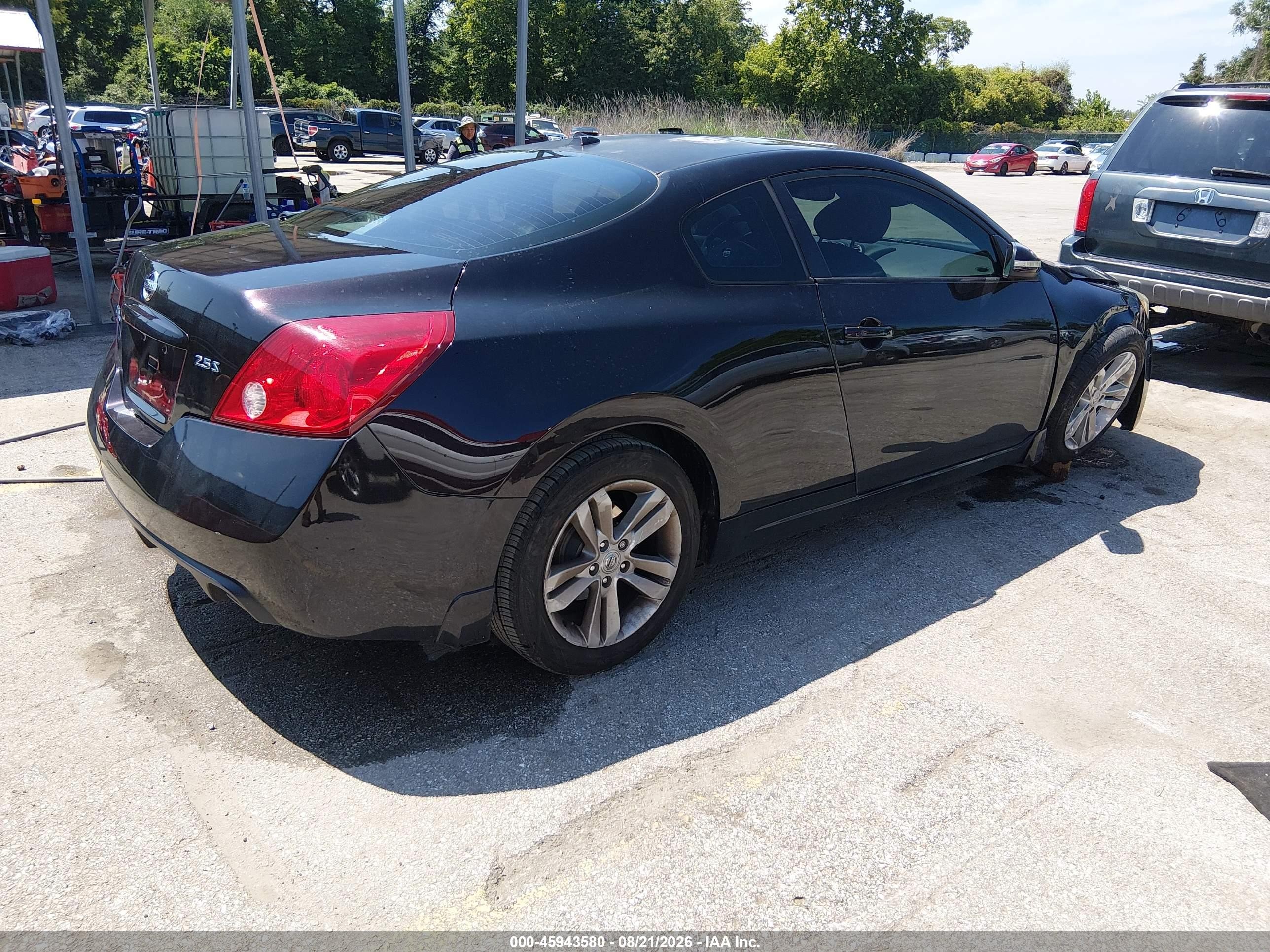 2012 Nissan Altima 2.5 S Black vin: 1N4AL2EP4CC222403