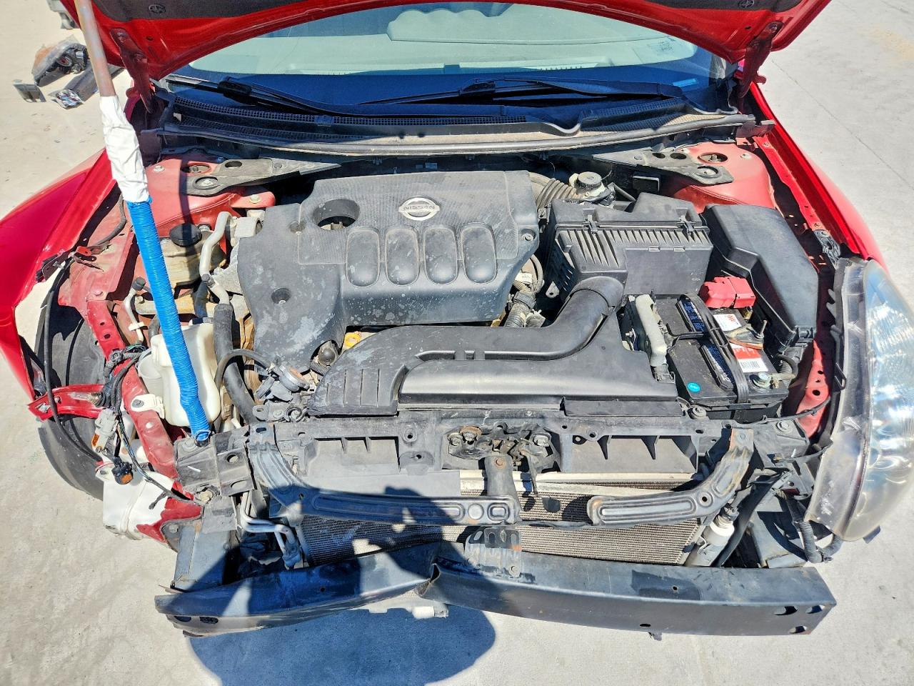 2012 Nissan Altima S Красный vin: 1N4AL2EP4CC232414