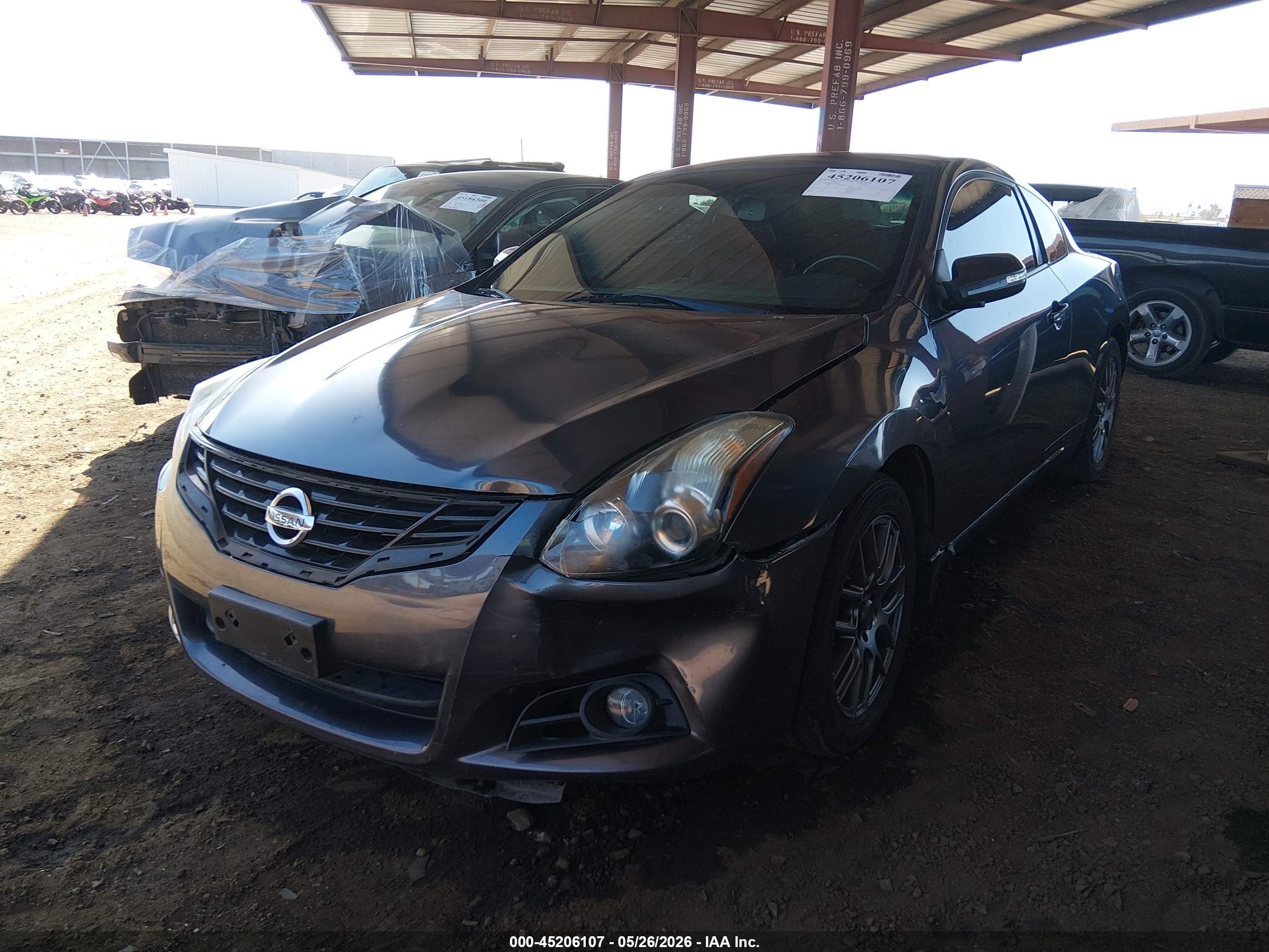 2012 Nissan Altima 2.5 S Black vin: 1N4AL2EP4CC254655