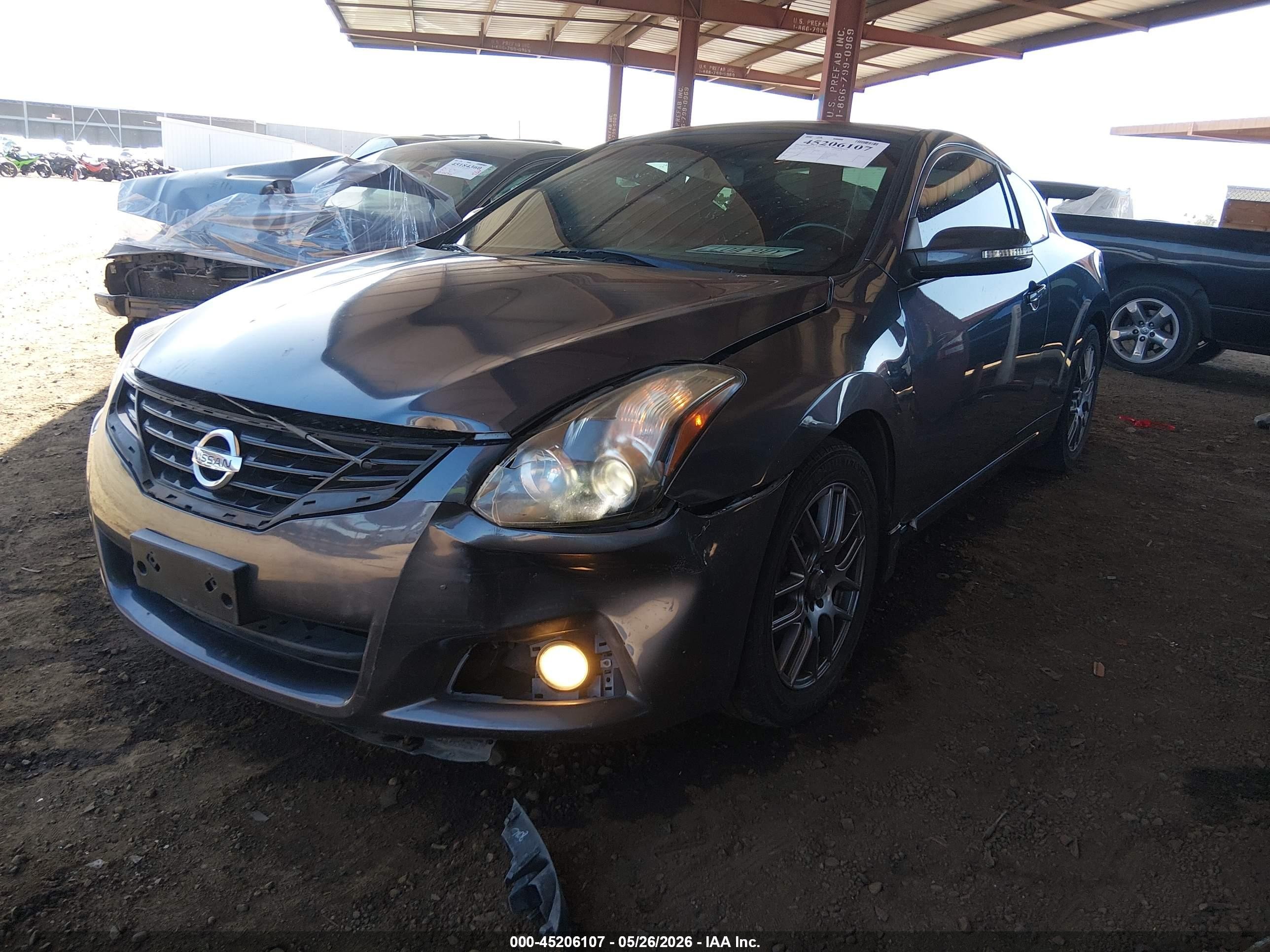 2012 Nissan Altima 2.5 S Black vin: 1N4AL2EP4CC254655