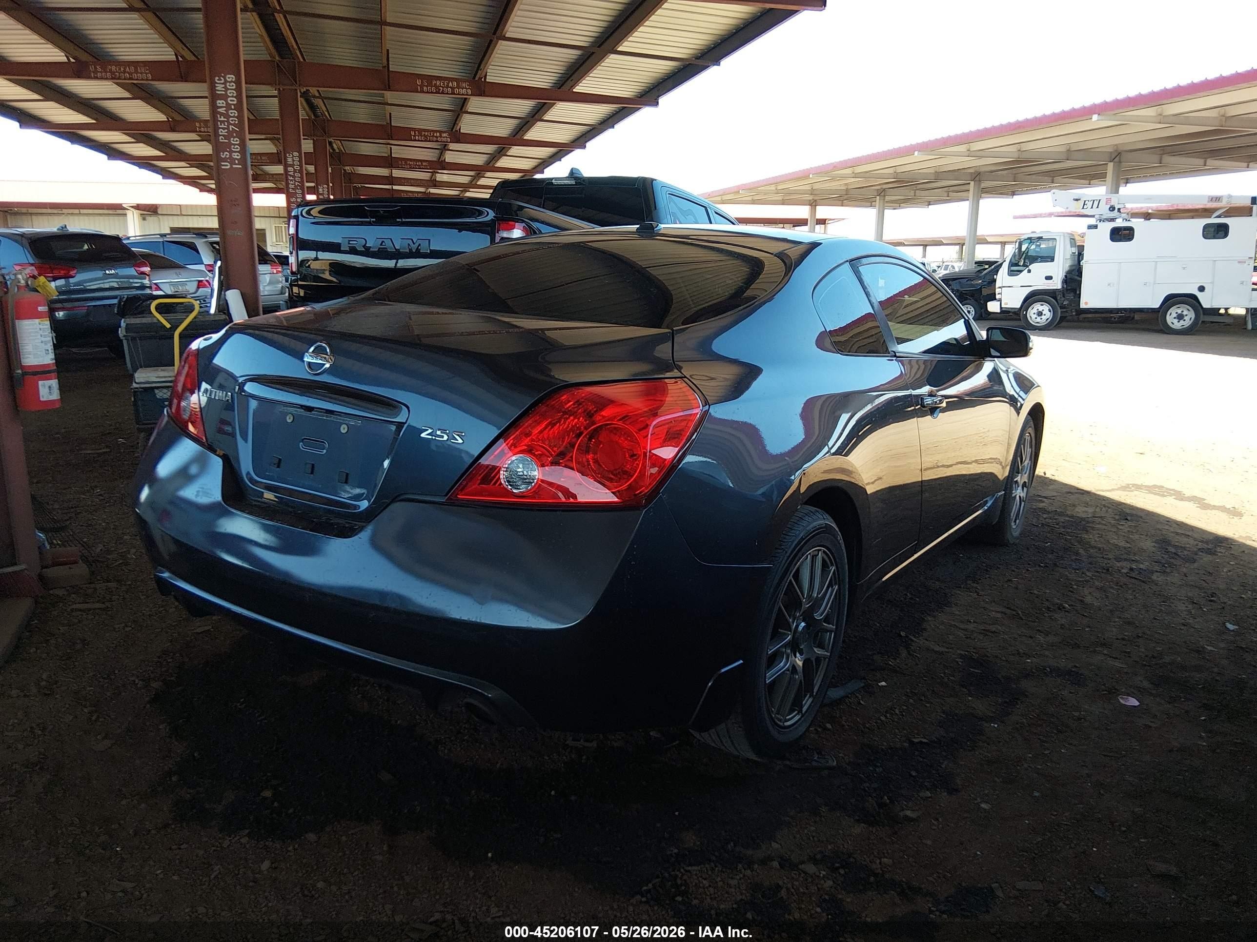 2012 Nissan Altima 2.5 S Black vin: 1N4AL2EP4CC254655