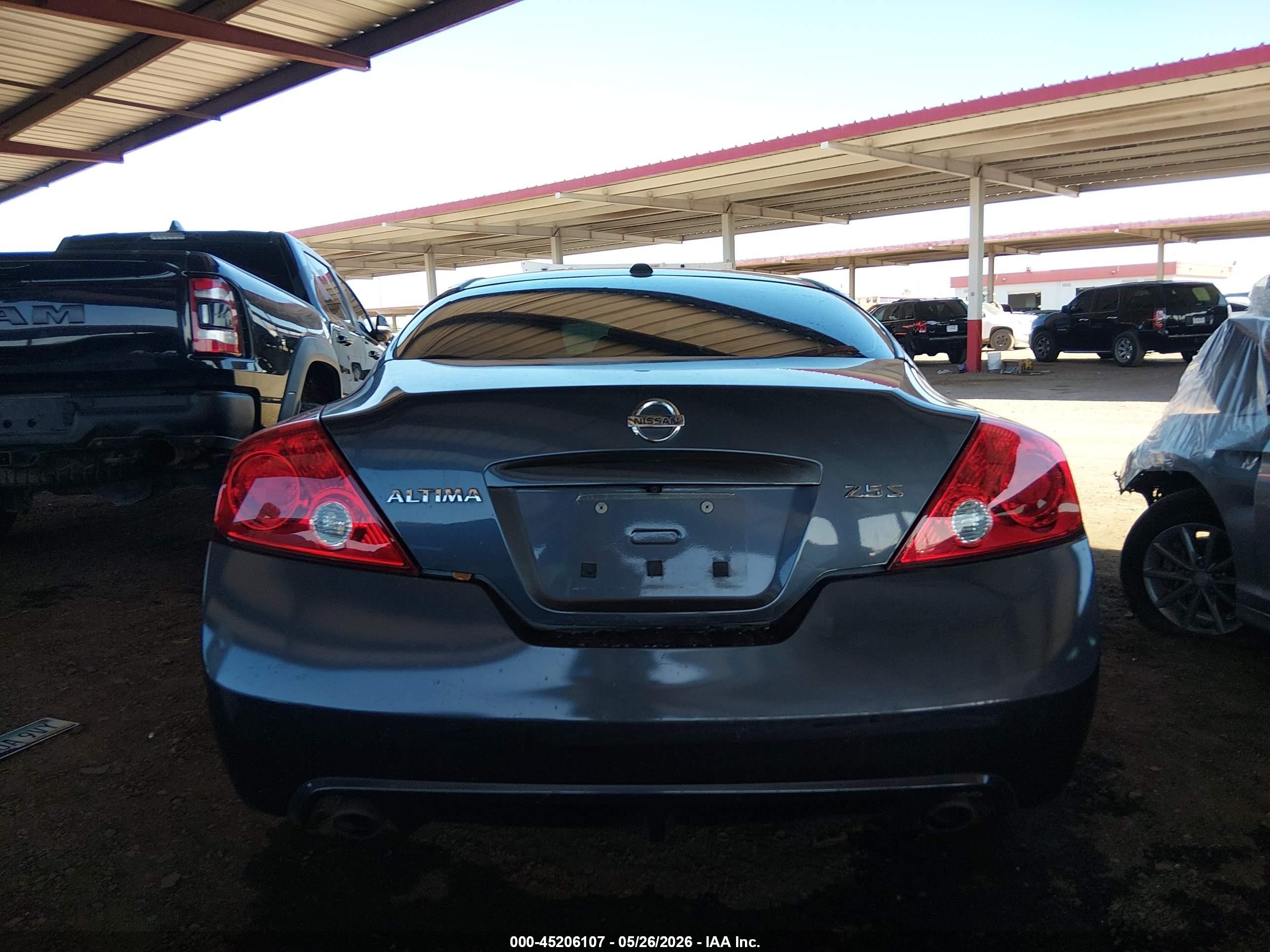 2012 Nissan Altima 2.5 S Black vin: 1N4AL2EP4CC254655