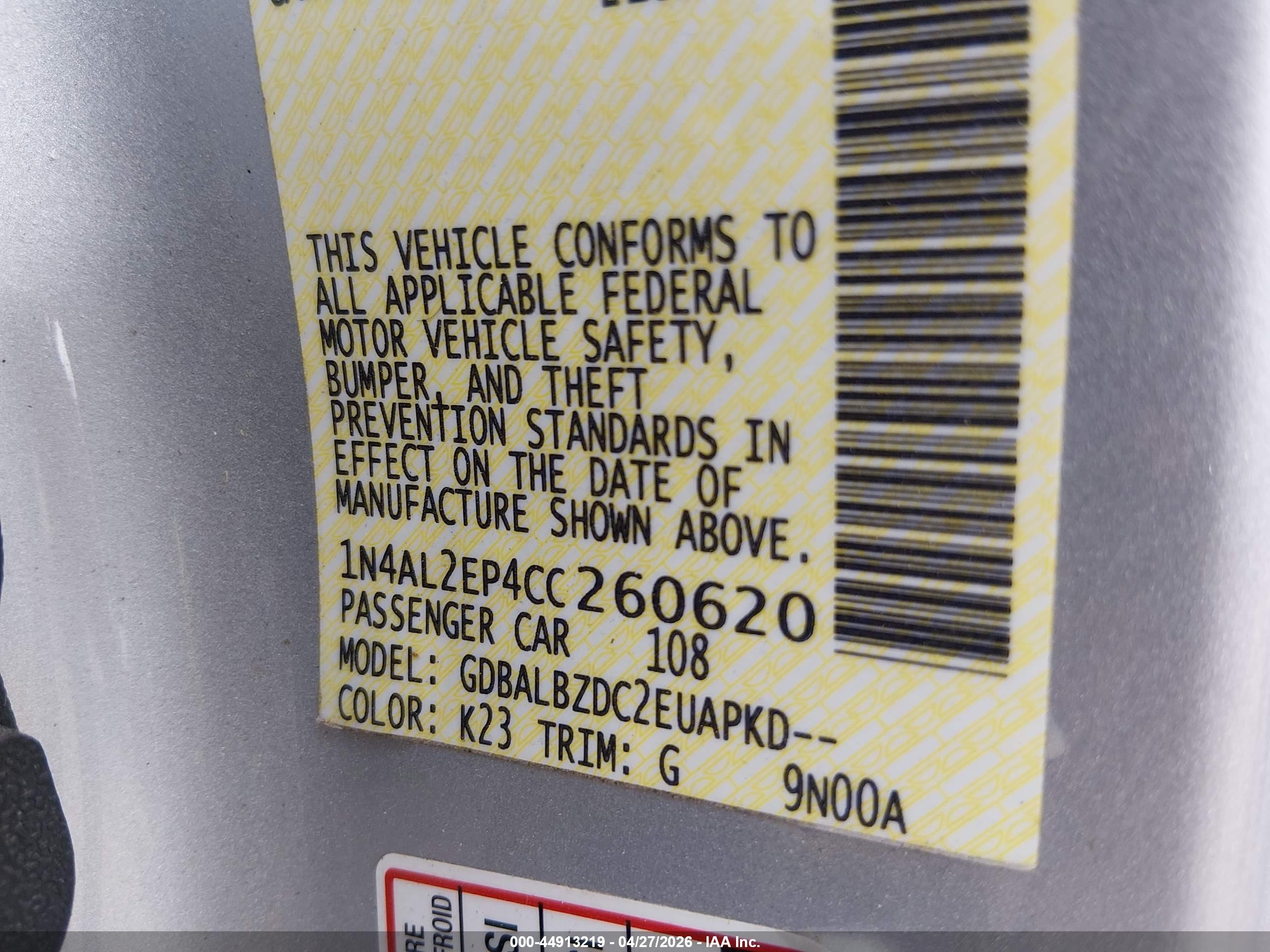 2012 Nissan Altima 2.5 S Silver vin: 1N4AL2EP4CC260620