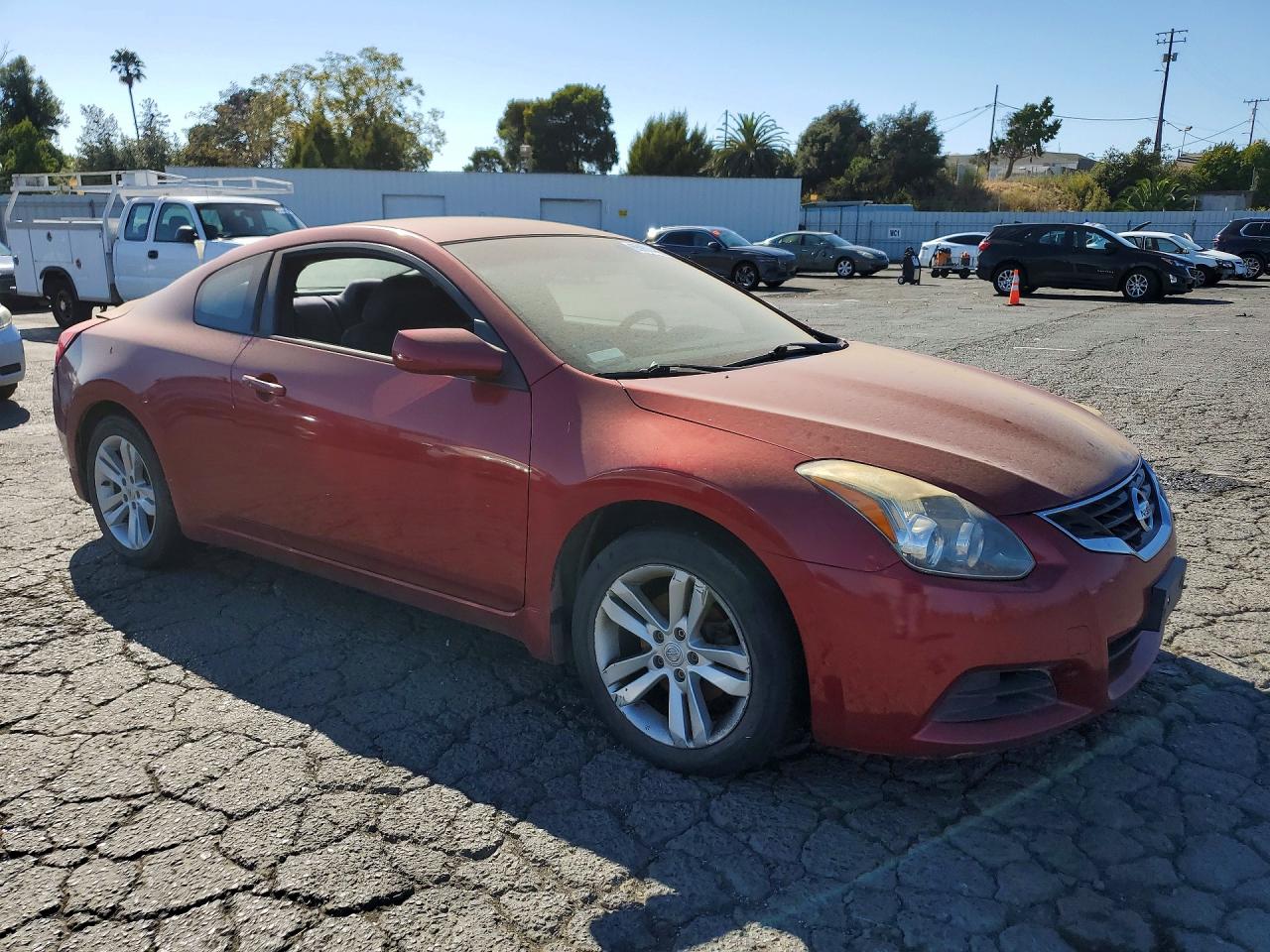 2013 Nissan Altima S Red vin: 1N4AL2EP4DC152998