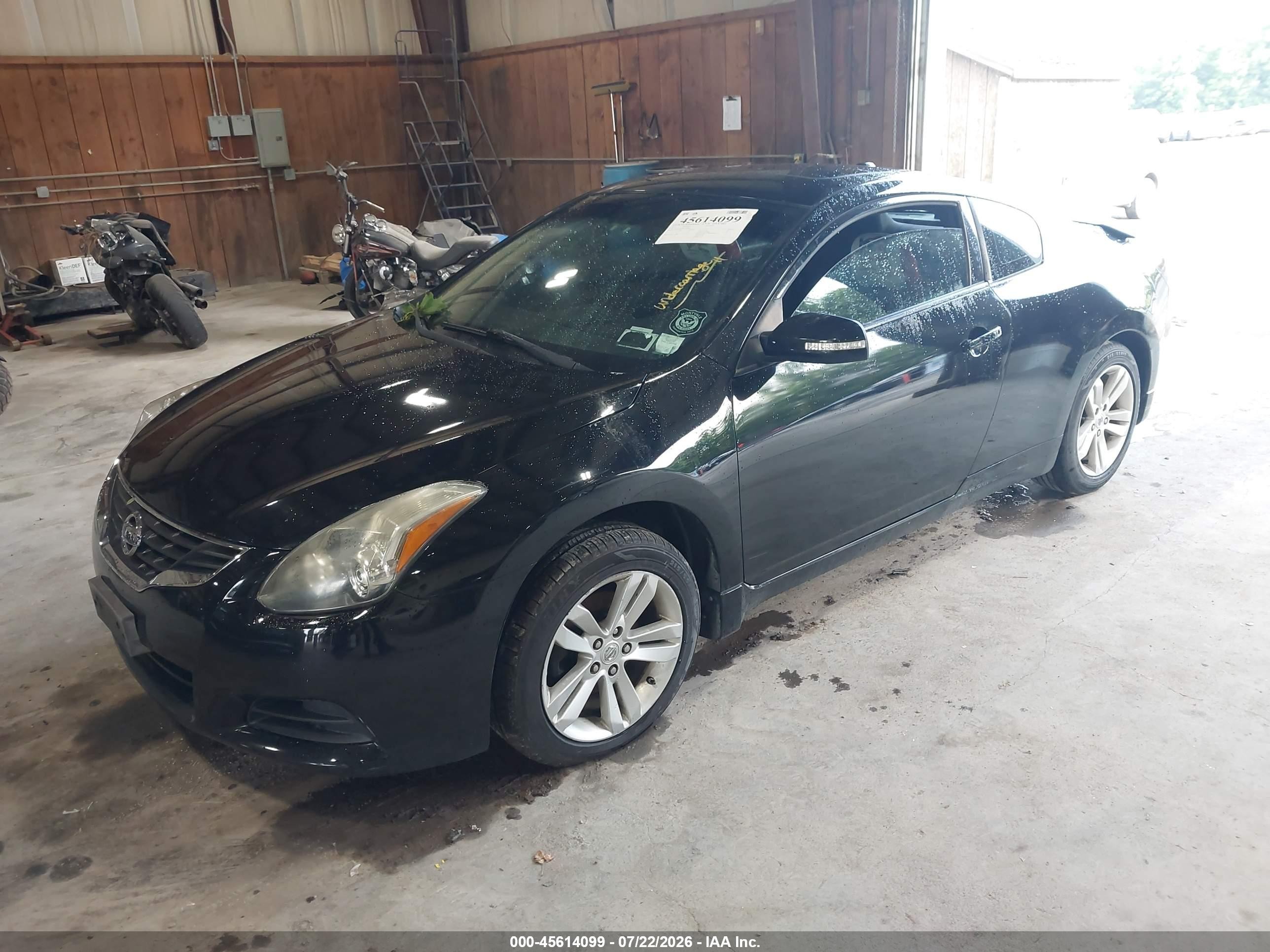 2013 Nissan Altima 2.5 S Black vin: 1N4AL2EP4DC269884