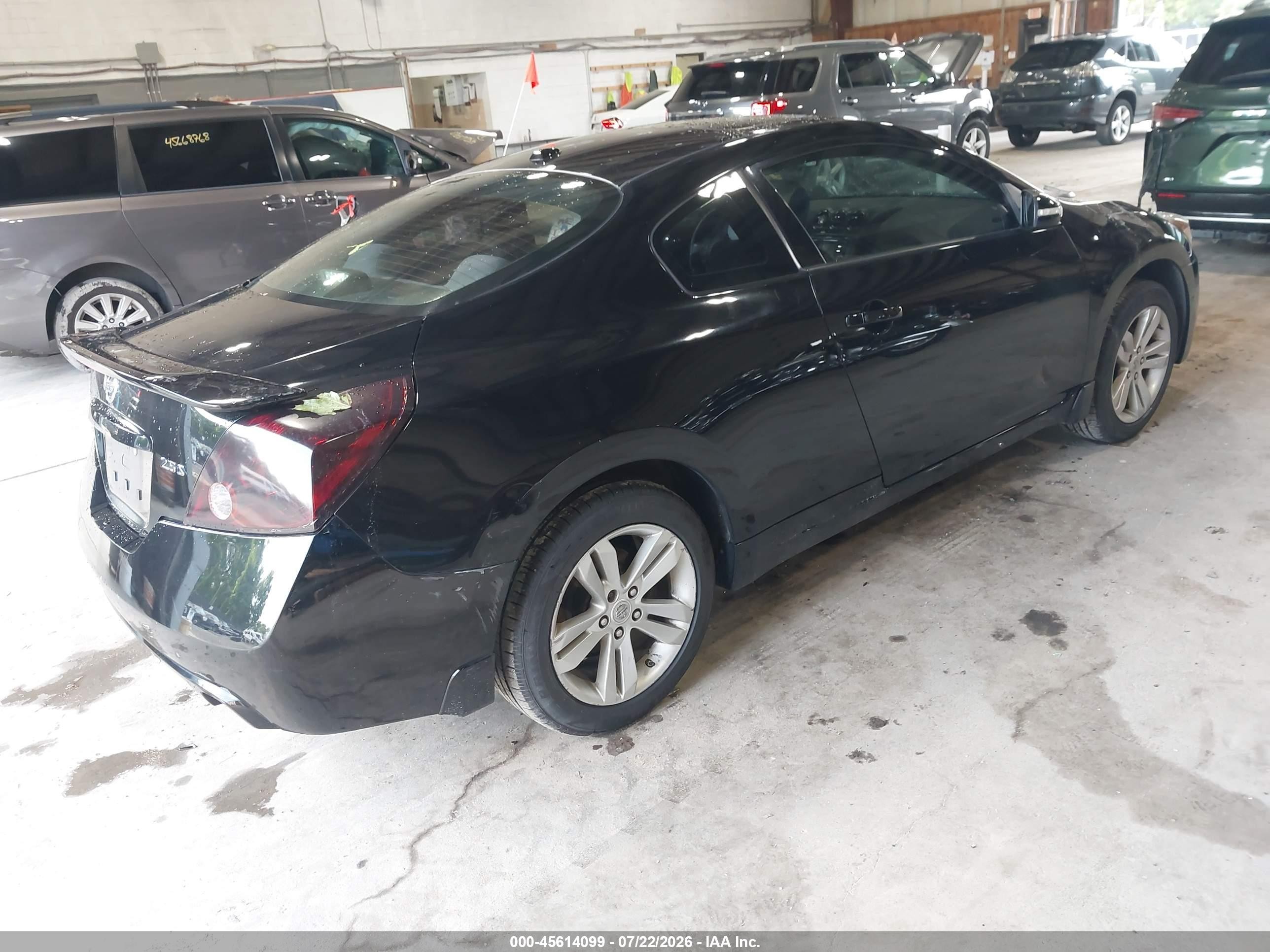 2013 Nissan Altima 2.5 S Black vin: 1N4AL2EP4DC269884