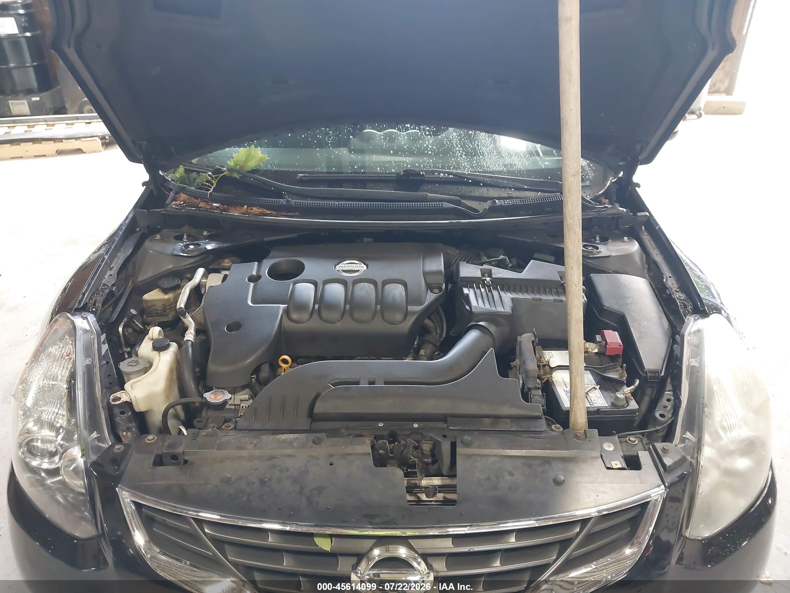 2013 Nissan Altima 2.5 S Black vin: 1N4AL2EP4DC269884