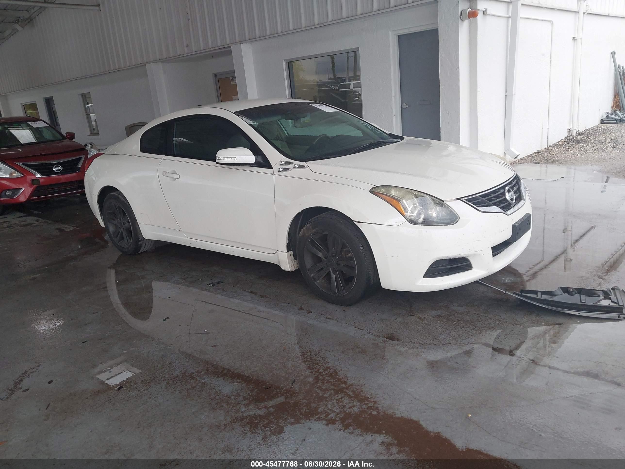 2010 Nissan Altima 2.5 S White vin: 1N4AL2EP5AC195211