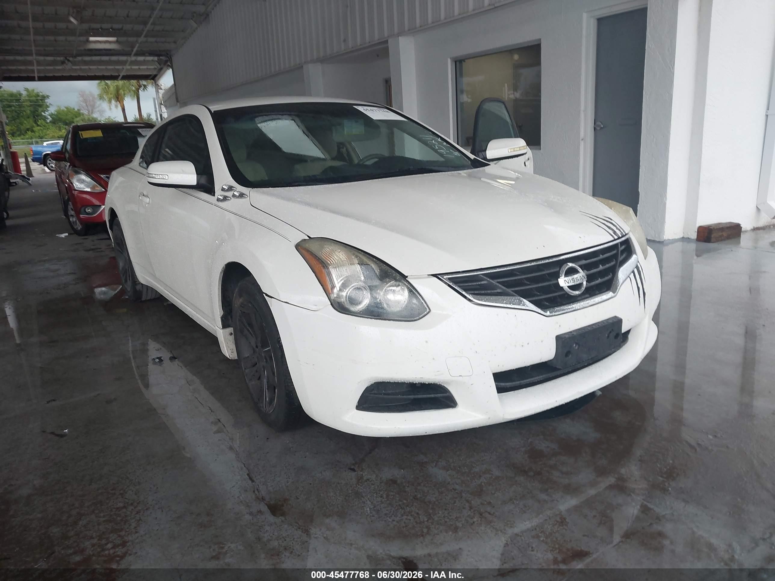 2010 Nissan Altima 2.5 S White vin: 1N4AL2EP5AC195211