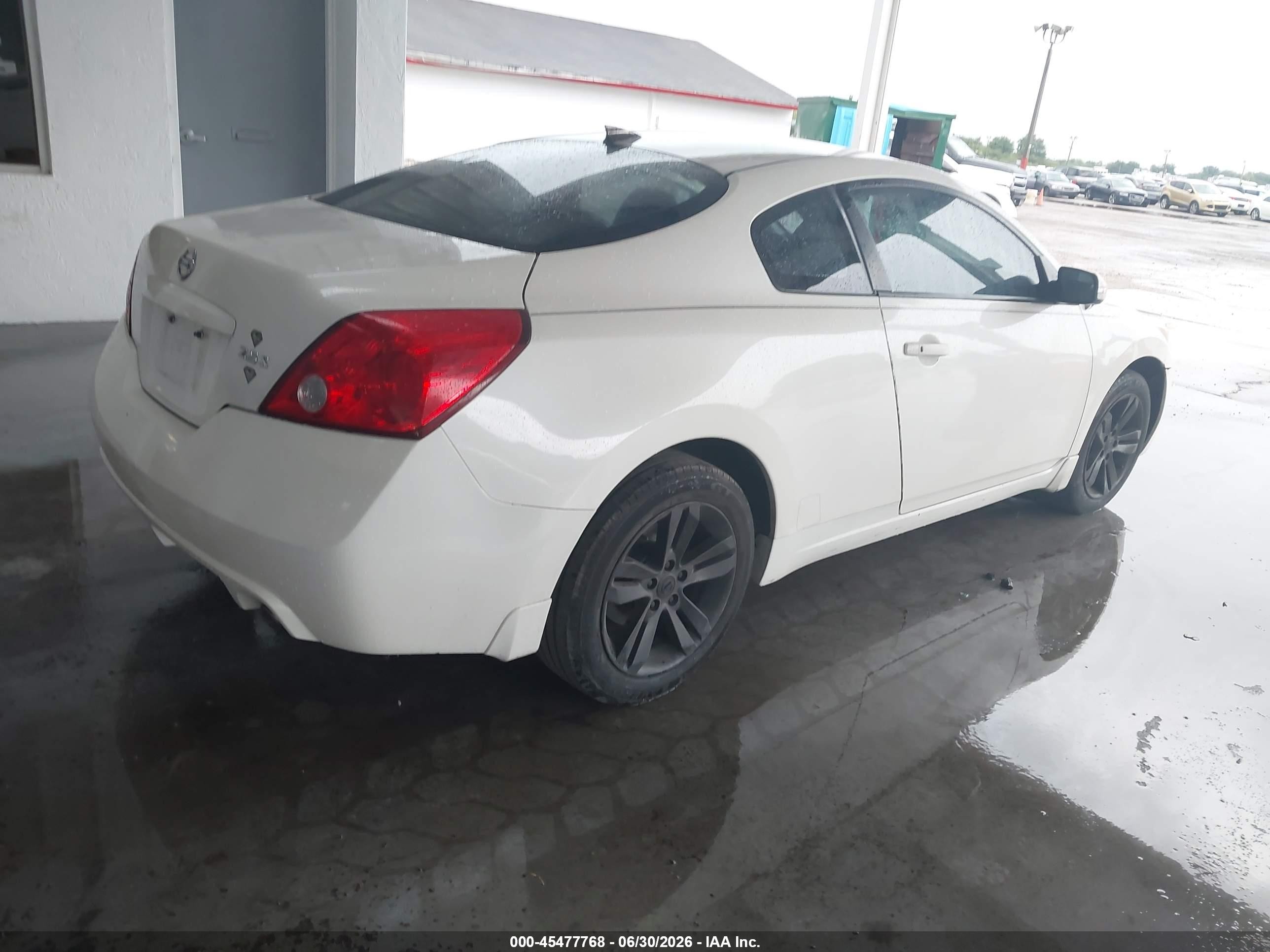 2010 Nissan Altima 2.5 S White vin: 1N4AL2EP5AC195211