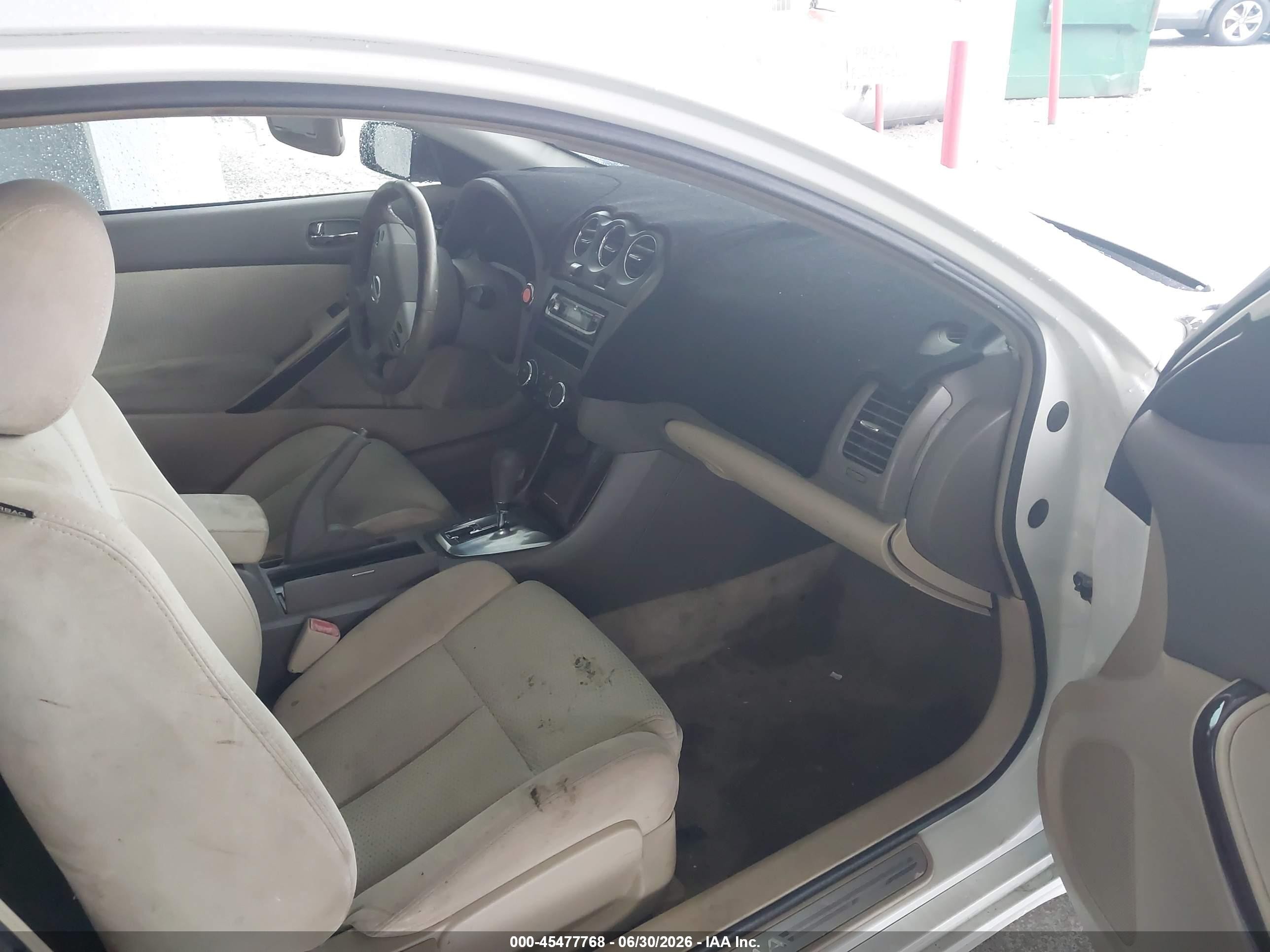 2010 Nissan Altima 2.5 S White vin: 1N4AL2EP5AC195211