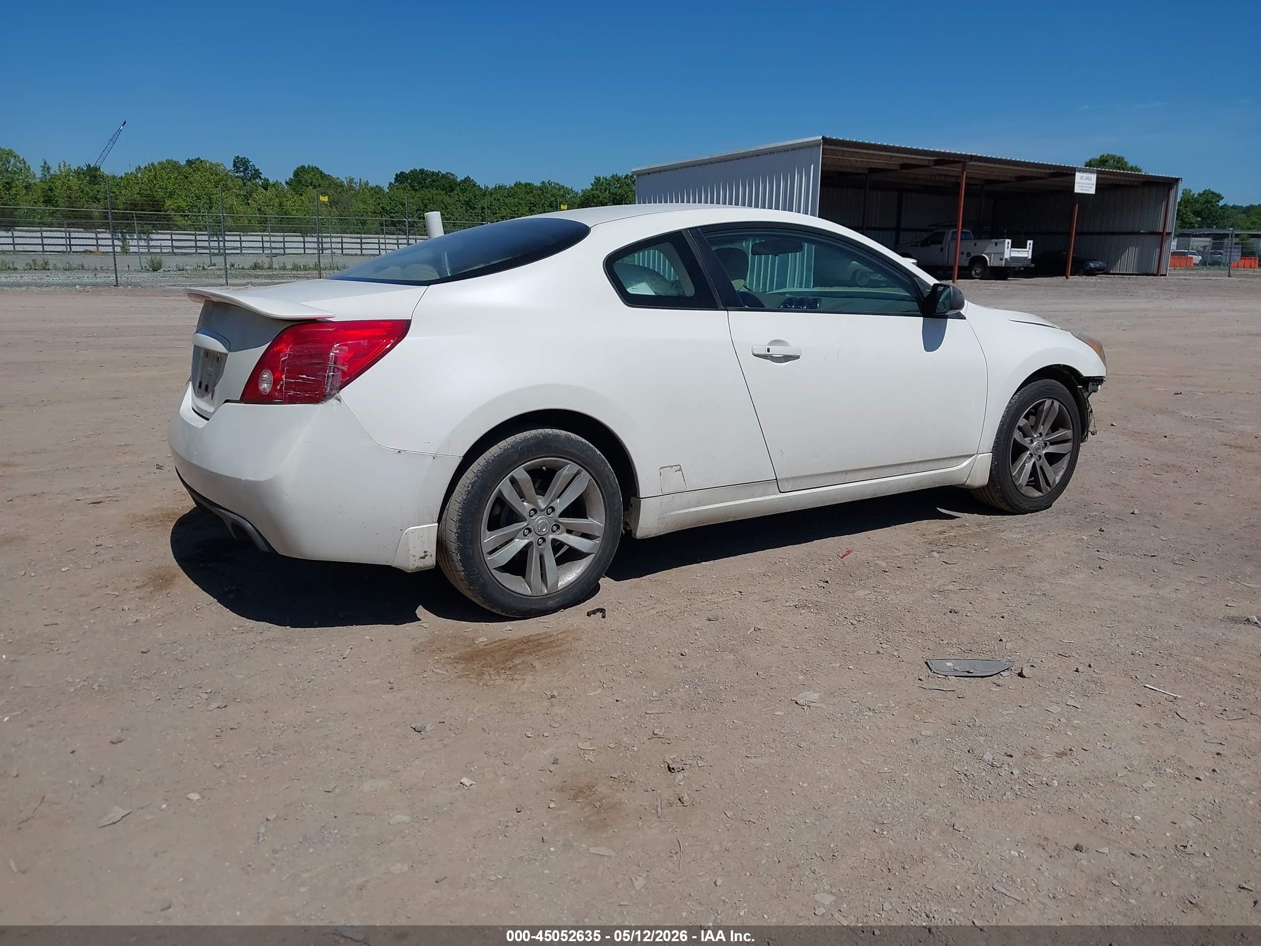 2012 Nissan Altima 2.5 S White vin: 1N4AL2EP5CC110550
