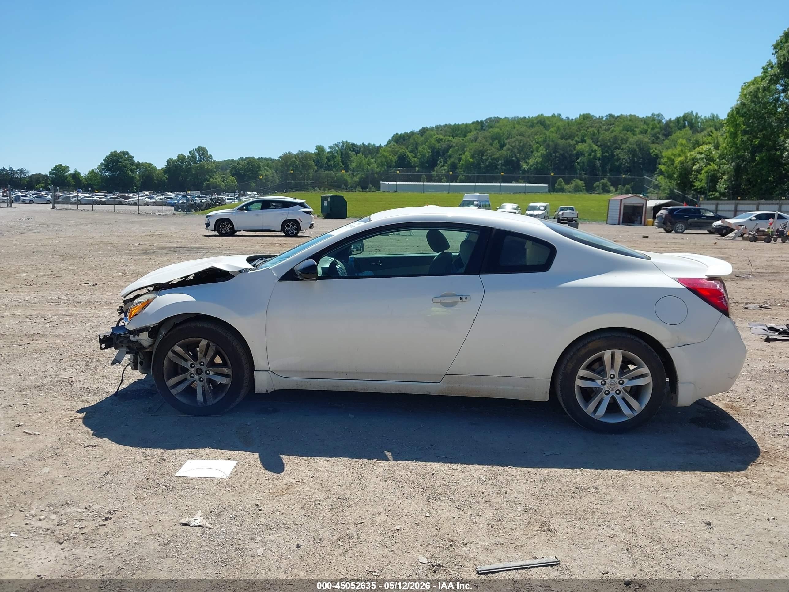 2012 Nissan Altima 2.5 S White vin: 1N4AL2EP5CC110550