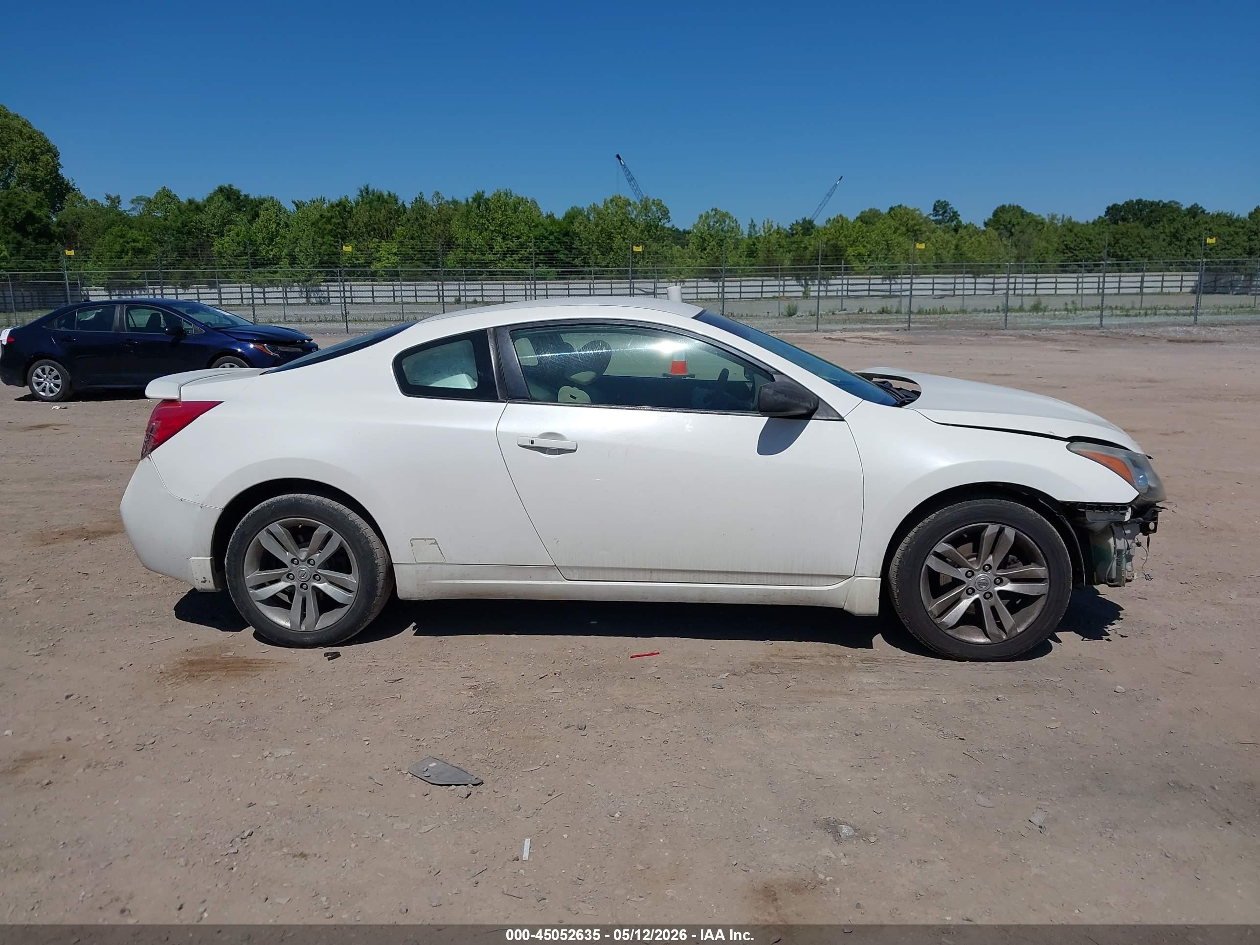 2012 Nissan Altima 2.5 S White vin: 1N4AL2EP5CC110550
