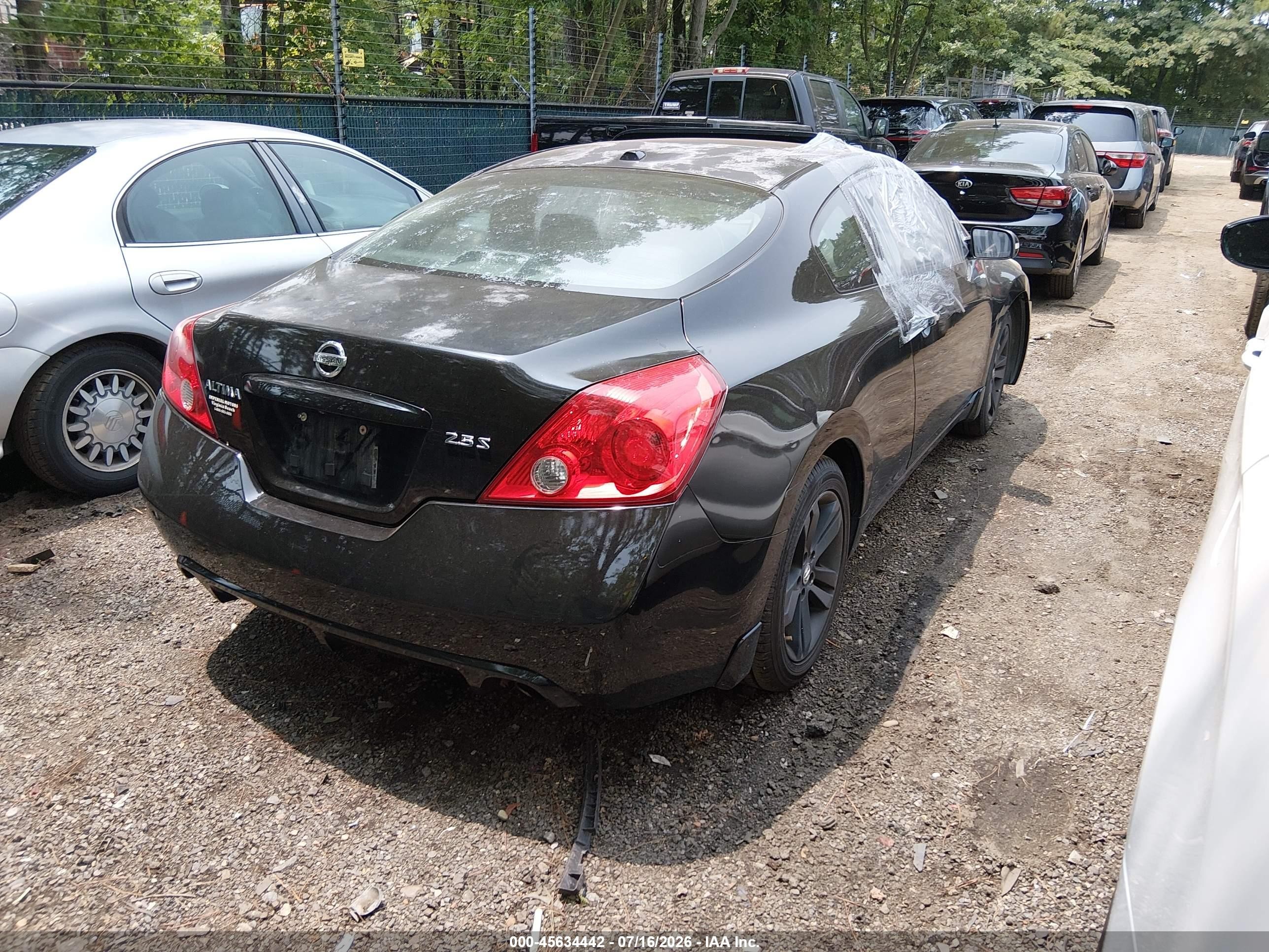 2012 Nissan Altima 2.5 S Black vin: 1N4AL2EP5CC209577