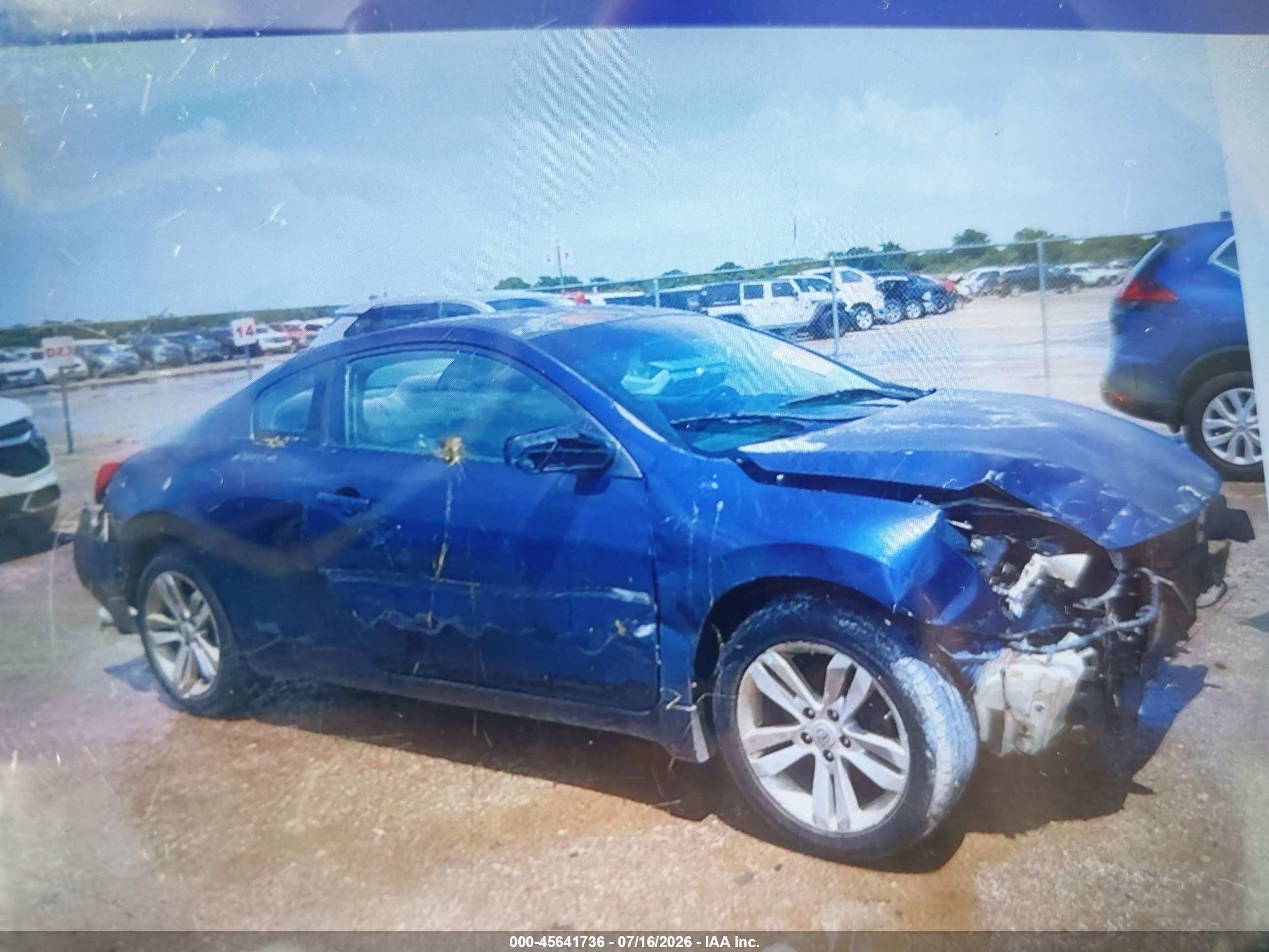 2012 Nissan Altima 2.5 S Blue vin: 1N4AL2EP5CC246239