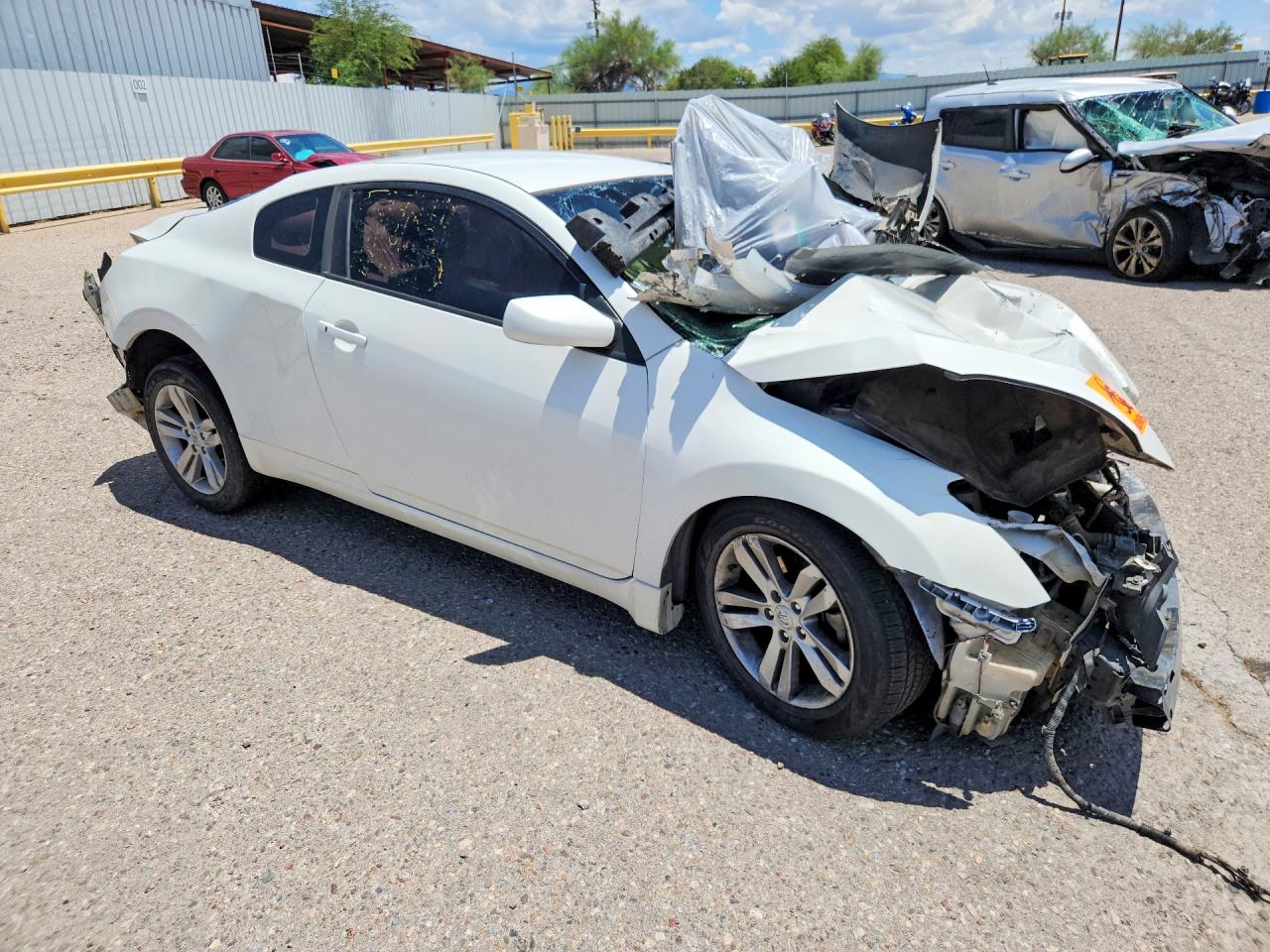 2012 Nissan Altima 2.5 S White vin: 1N4AL2EP5CC262408