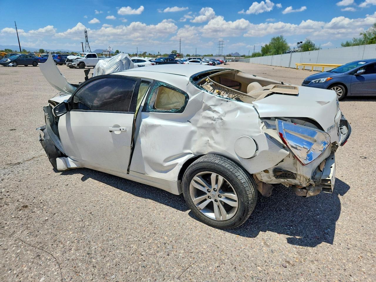 2012 Nissan Altima 2.5 S White vin: 1N4AL2EP5CC262408