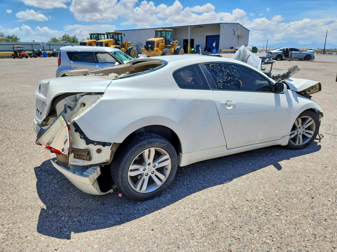 2012 Nissan Altima 2.5 S White vin: 1N4AL2EP5CC262408