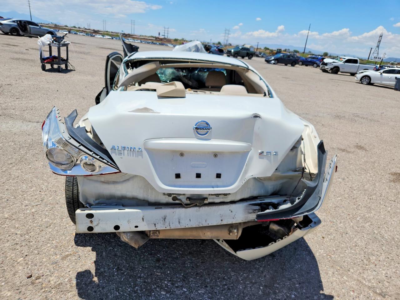 2012 Nissan Altima 2.5 S White vin: 1N4AL2EP5CC262408