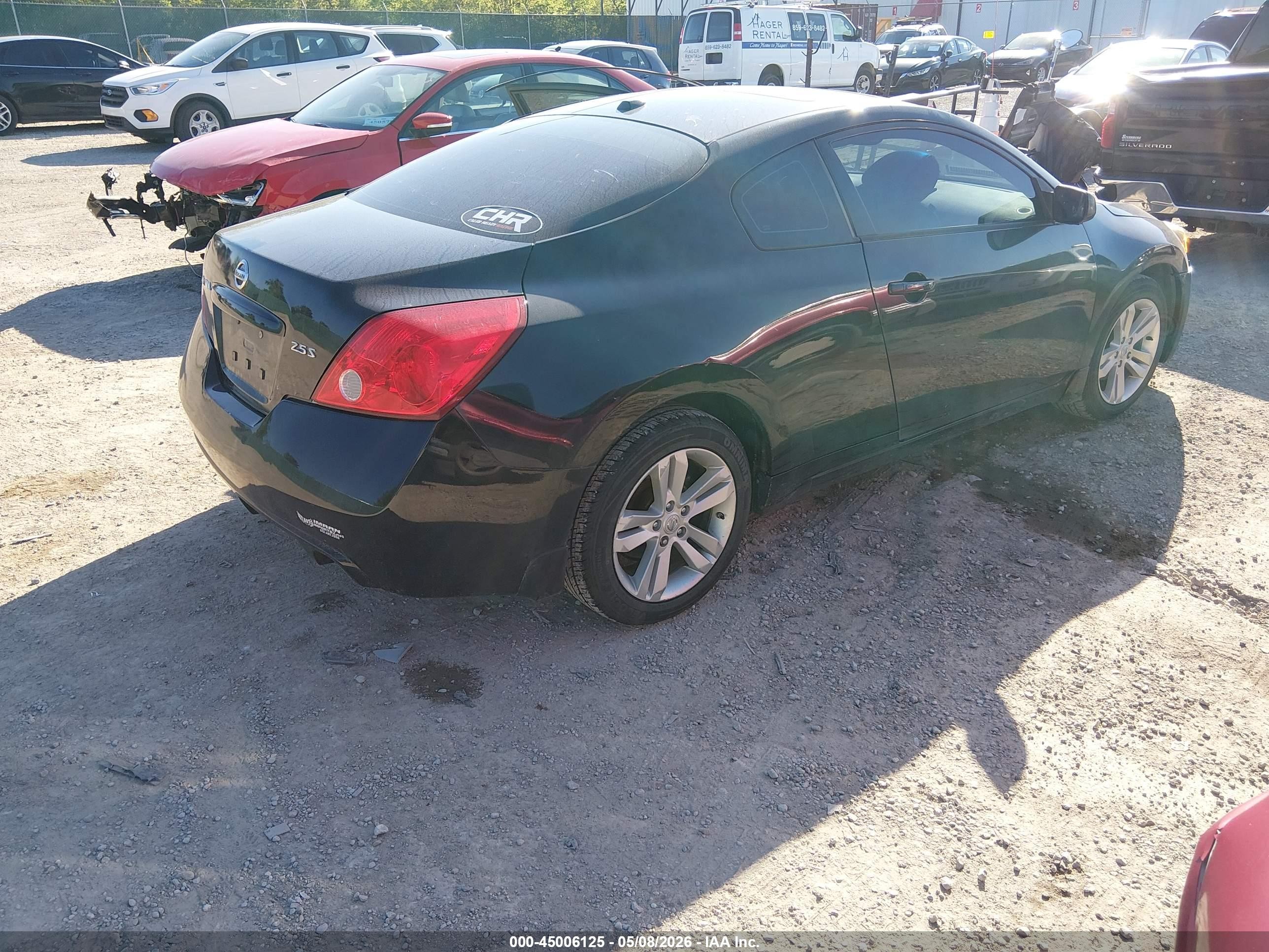 2013 Nissan Altima 2.5 S Черный vin: 1N4AL2EP5DC201531