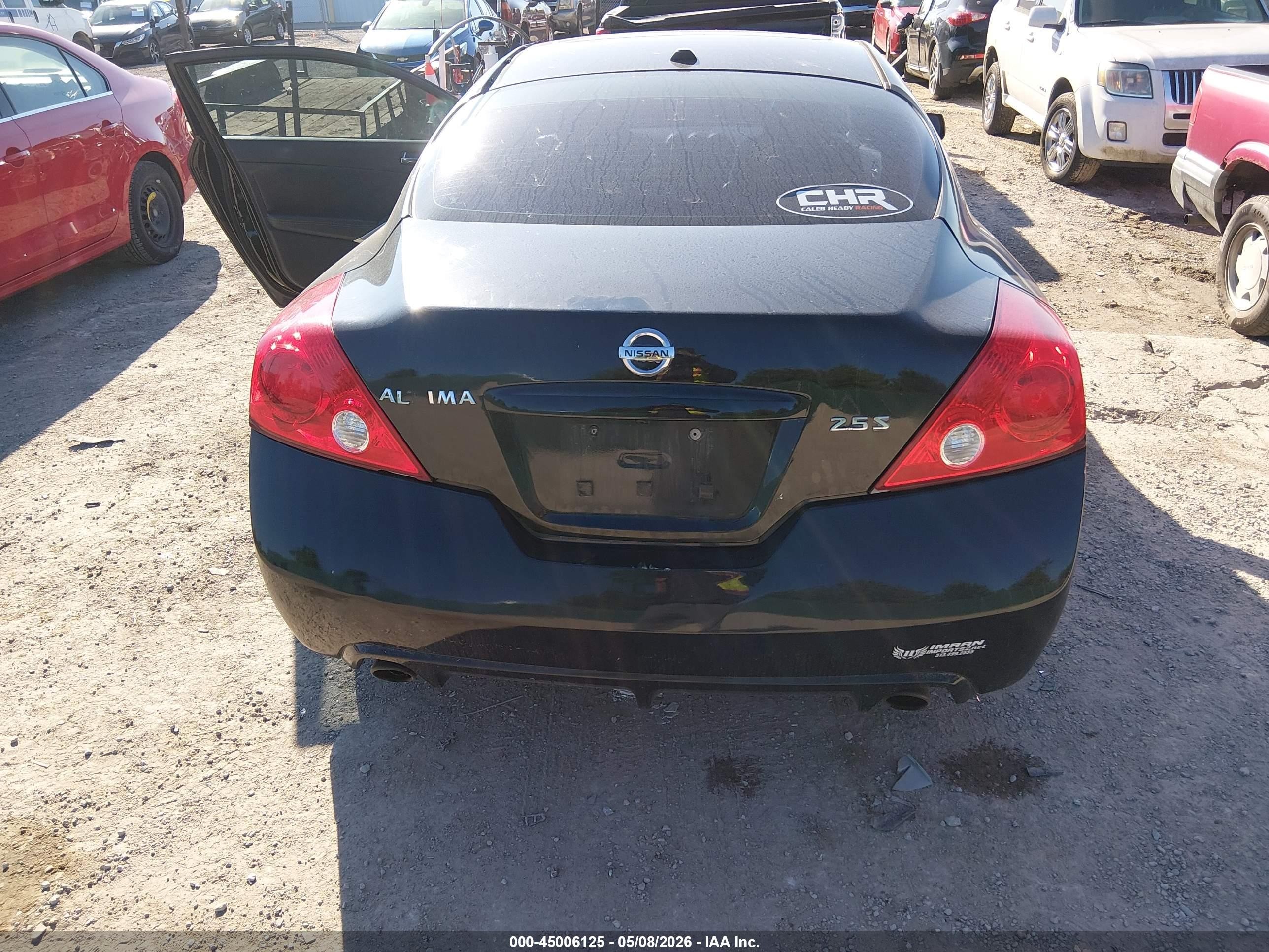 2013 Nissan Altima 2.5 S Черный vin: 1N4AL2EP5DC201531
