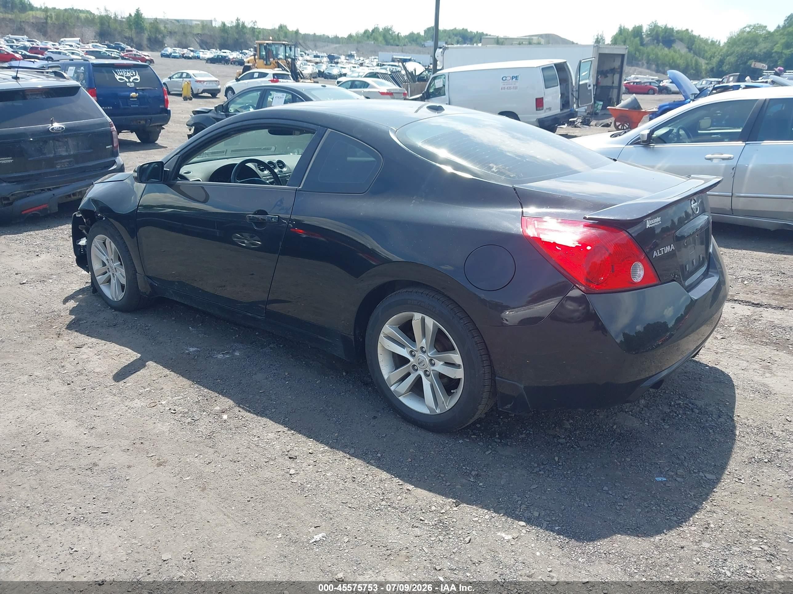 2013 Nissan Altima 2.5 S Black vin: 1N4AL2EP5DC905163