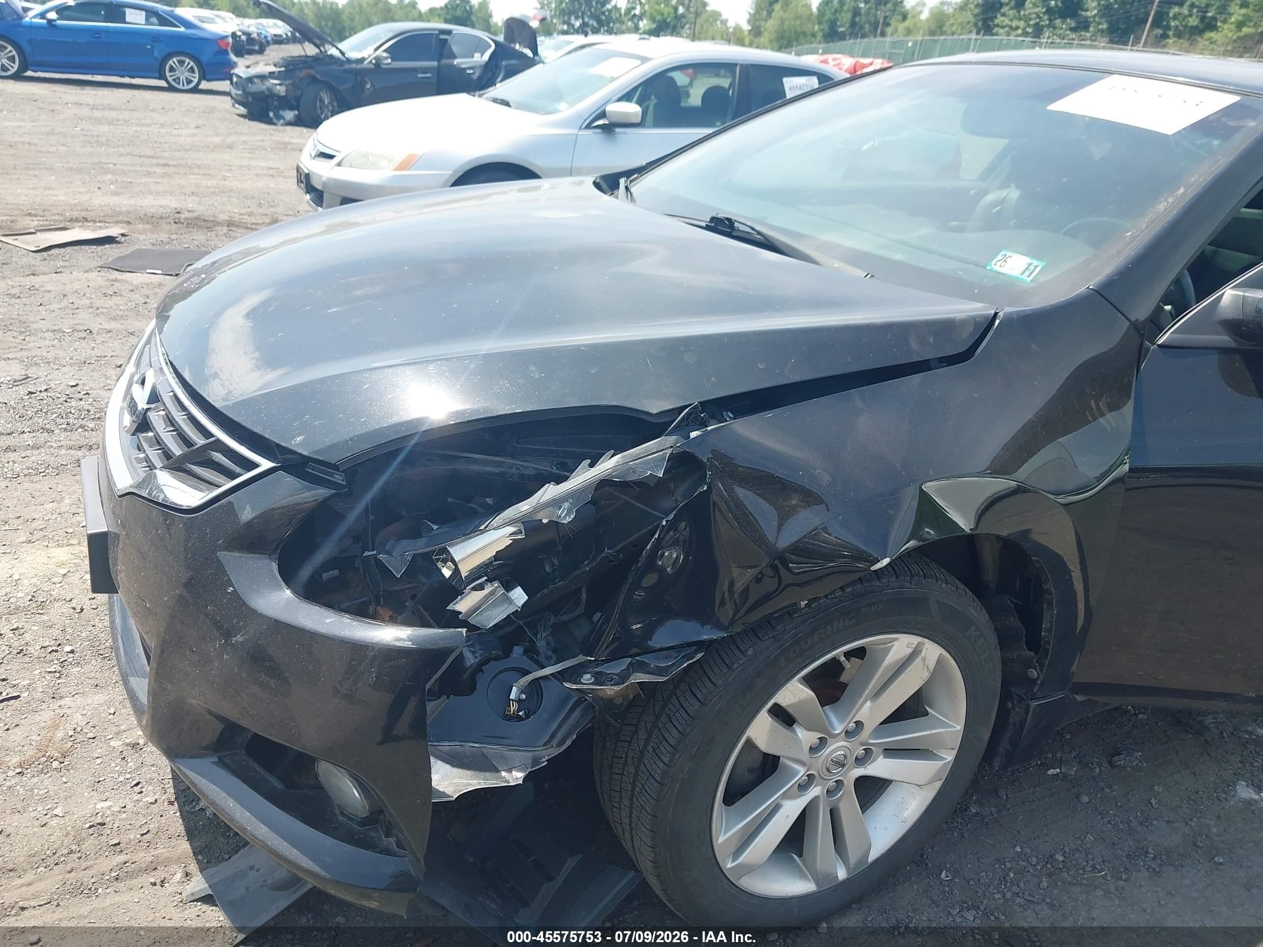 2013 Nissan Altima 2.5 S Black vin: 1N4AL2EP5DC905163