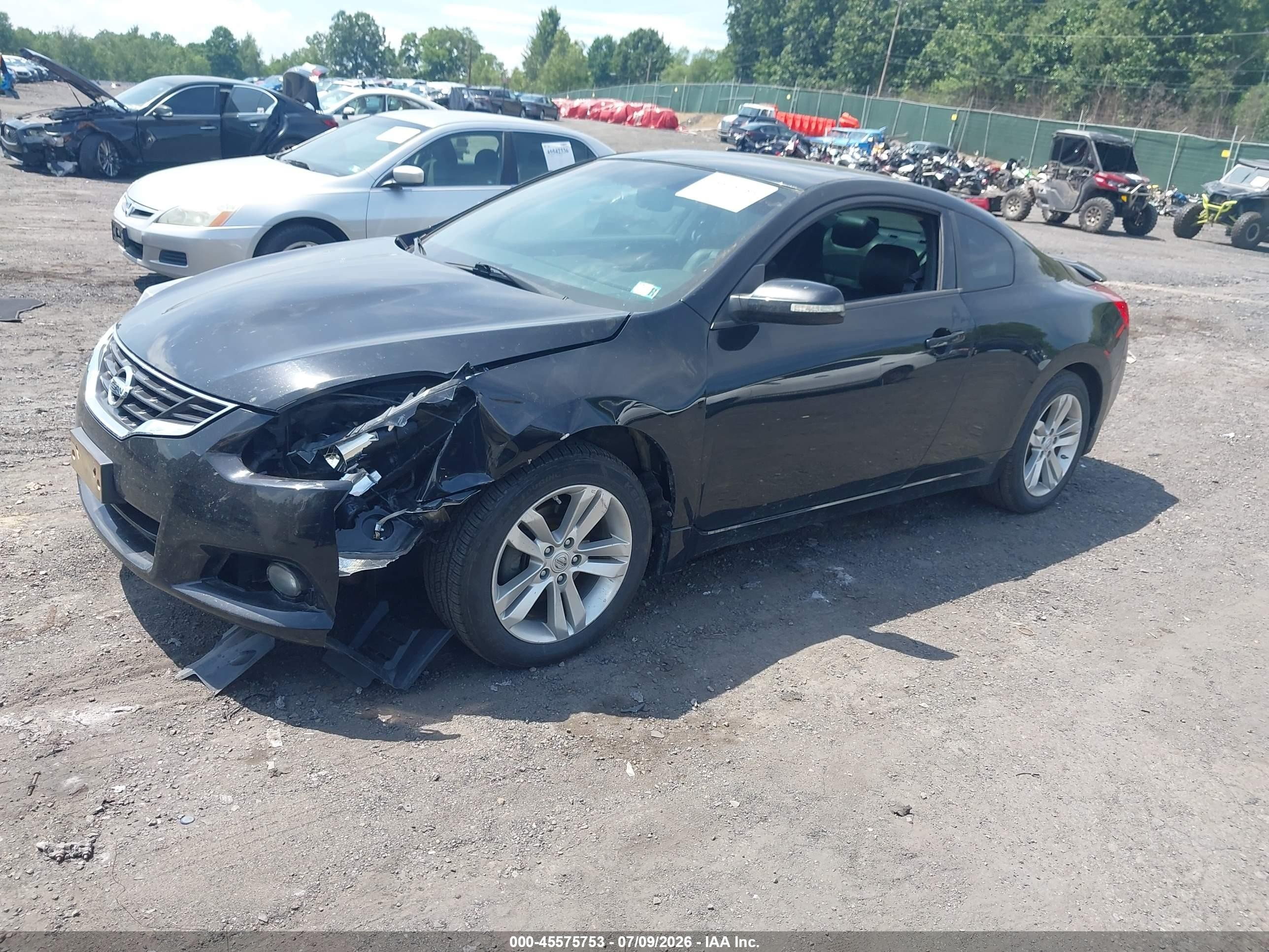 2013 Nissan Altima 2.5 S Black vin: 1N4AL2EP5DC905163
