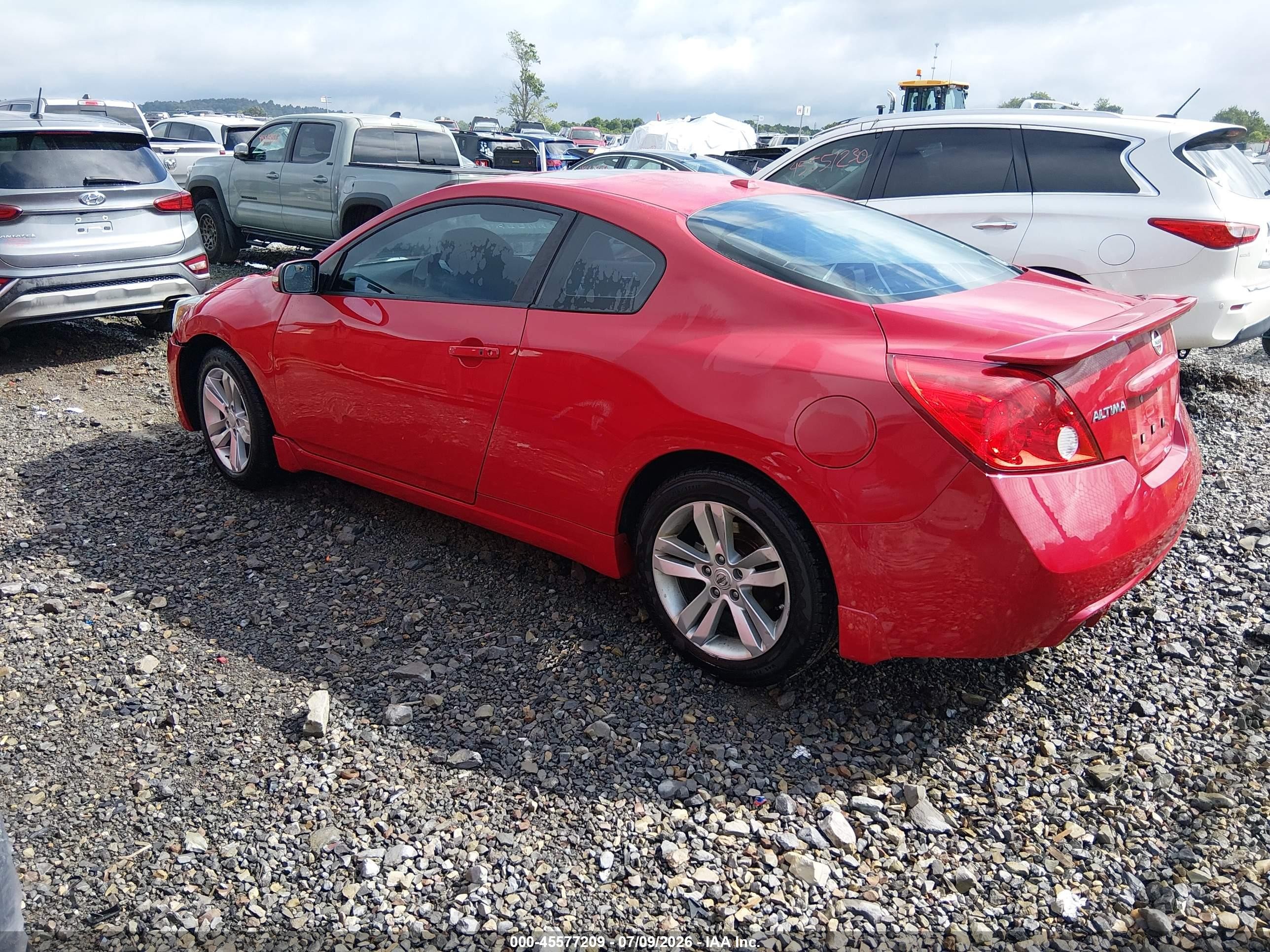 2010 Nissan Altima 2.5 S Red vin: 1N4AL2EP6AC121411