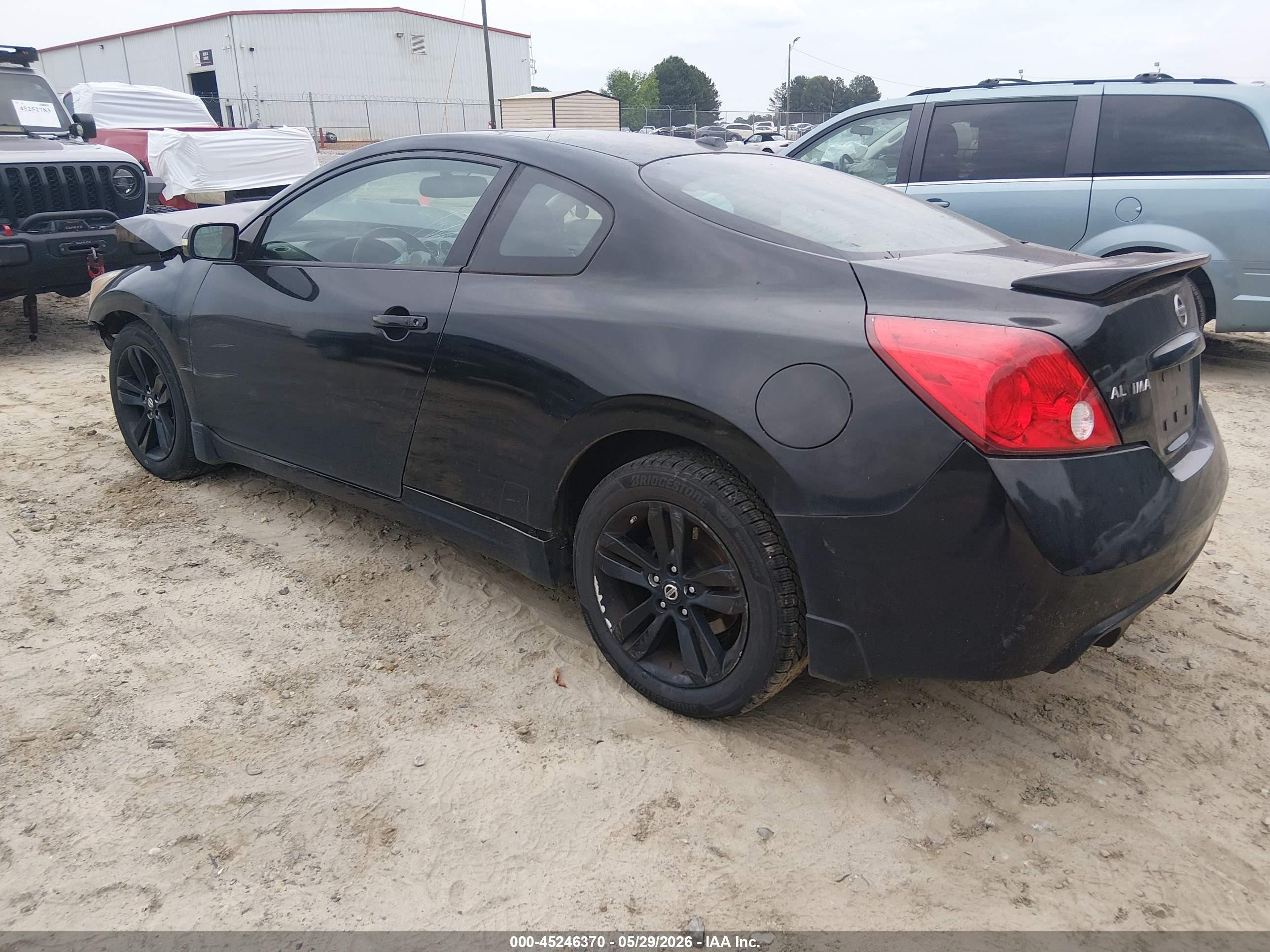 2010 Nissan Altima 2.5 S Black vin: 1N4AL2EP6AC170155
