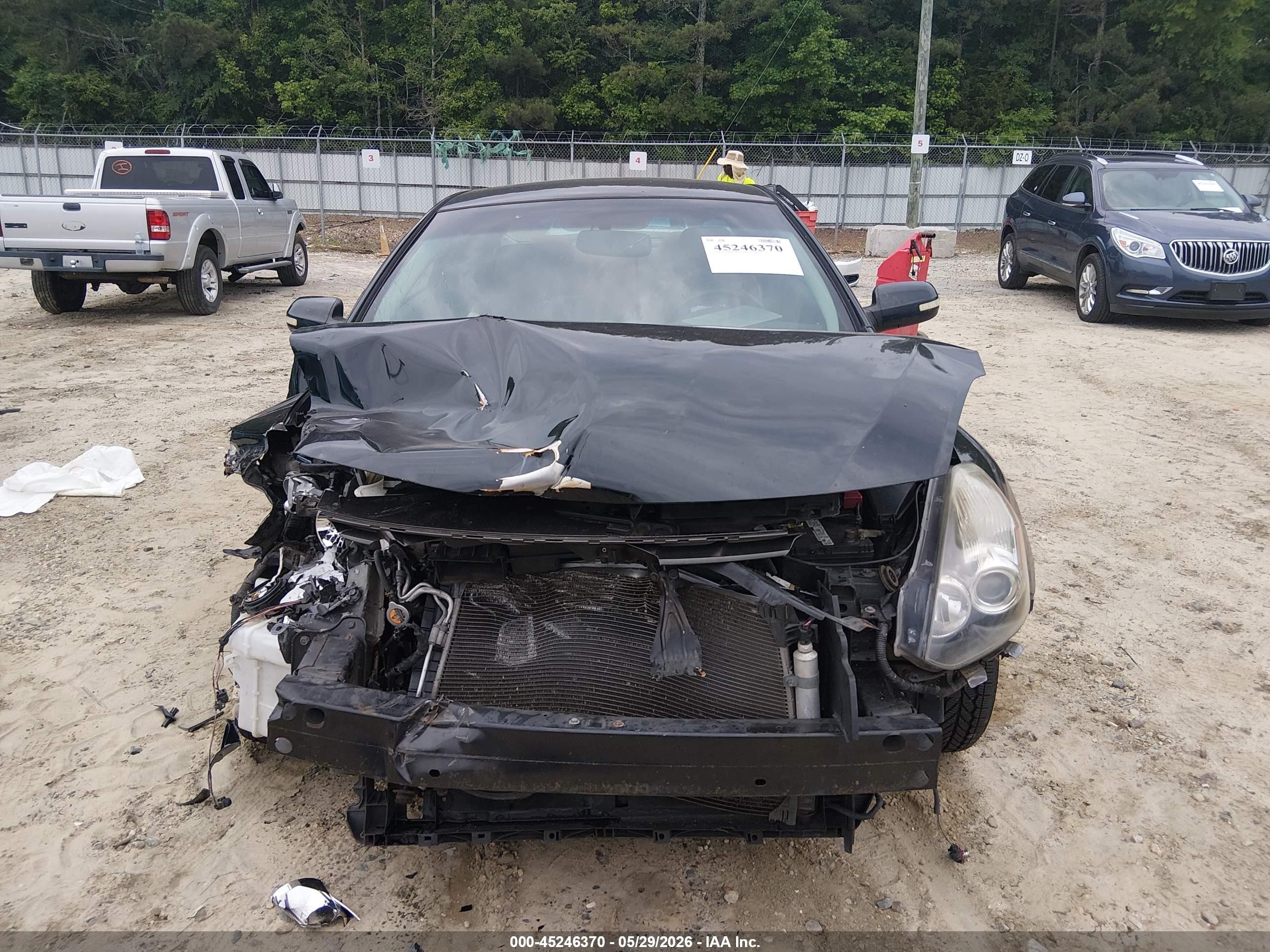 2010 Nissan Altima 2.5 S Black vin: 1N4AL2EP6AC170155