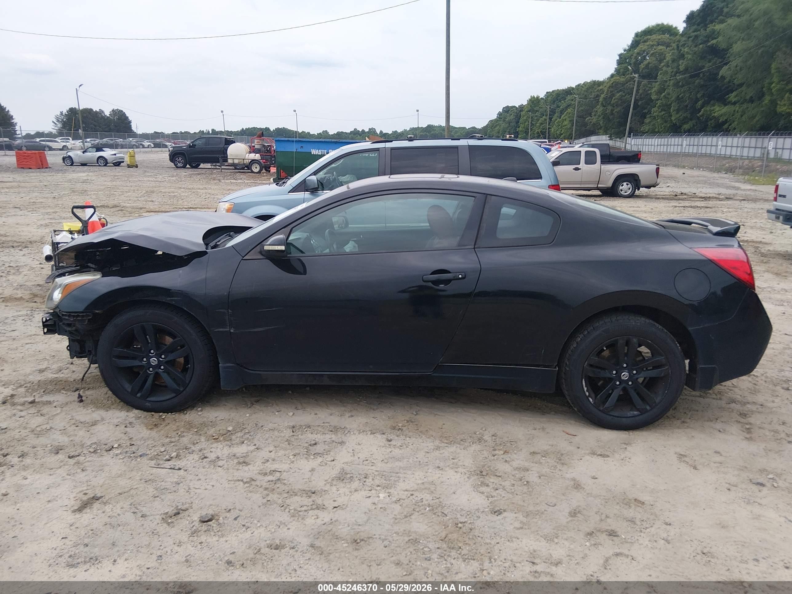 2010 Nissan Altima 2.5 S Black vin: 1N4AL2EP6AC170155