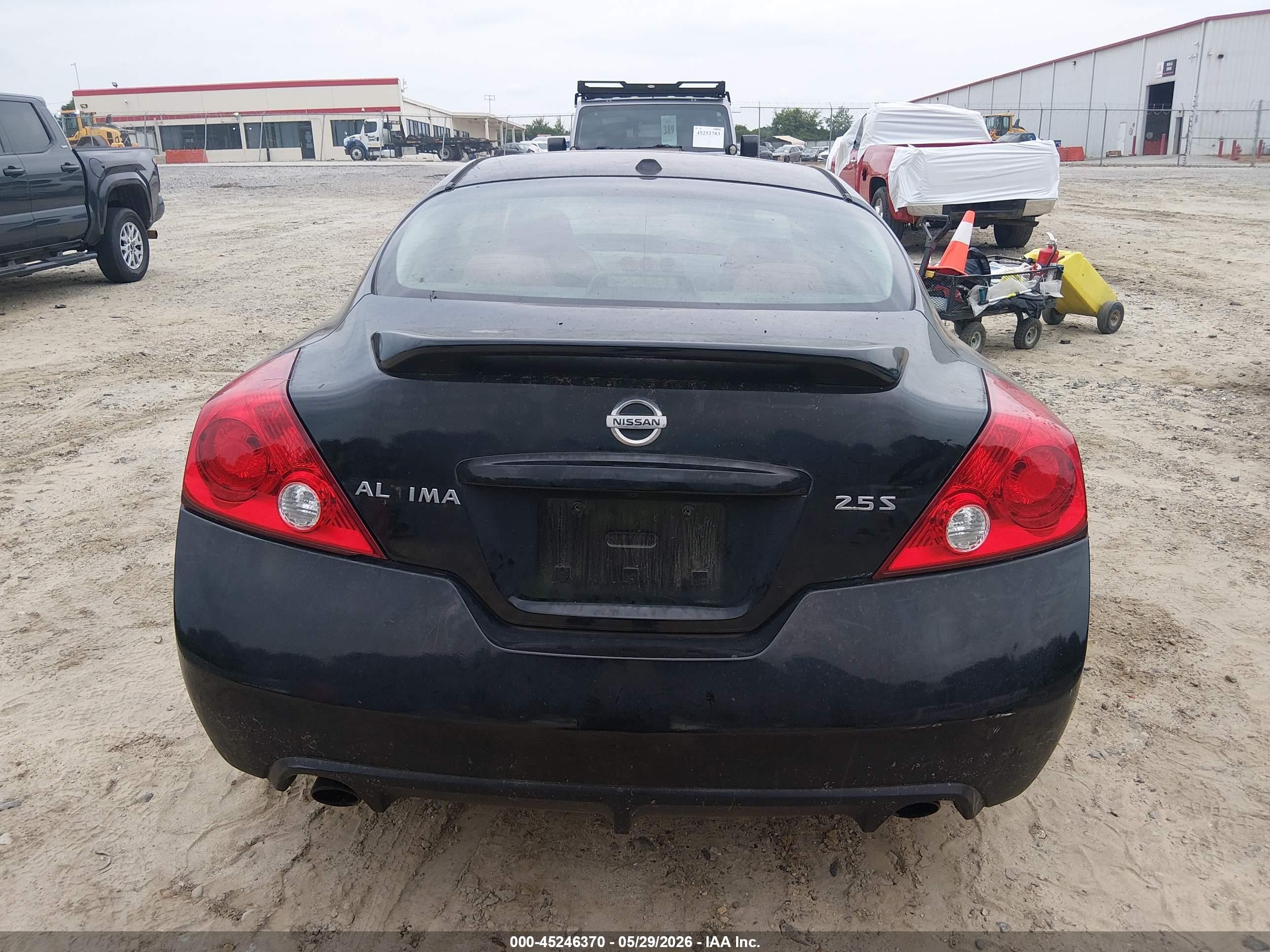 2010 Nissan Altima 2.5 S Black vin: 1N4AL2EP6AC170155