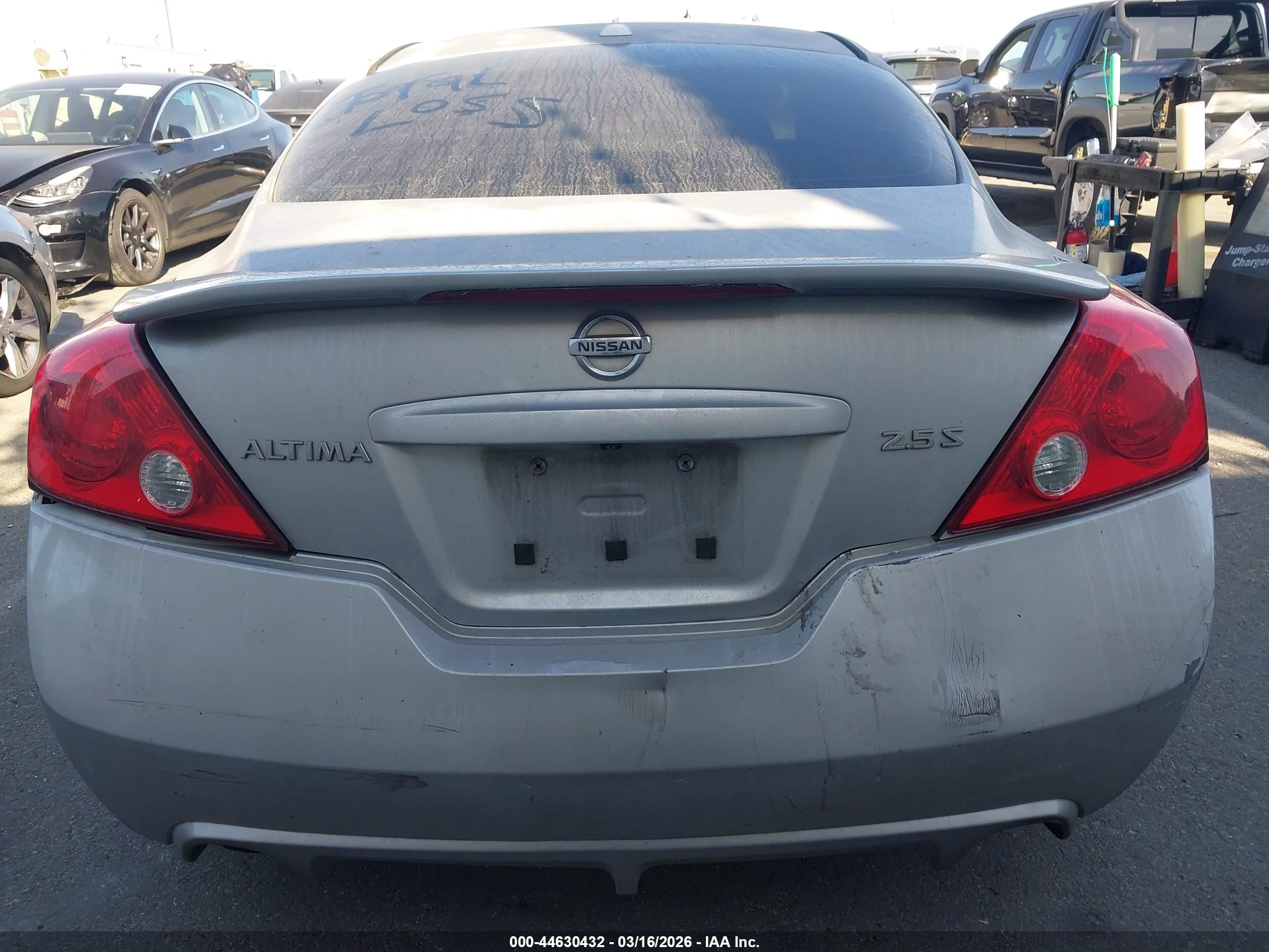 2010 Nissan Altima 2.5 S Gray vin: 1N4AL2EP6AC183343