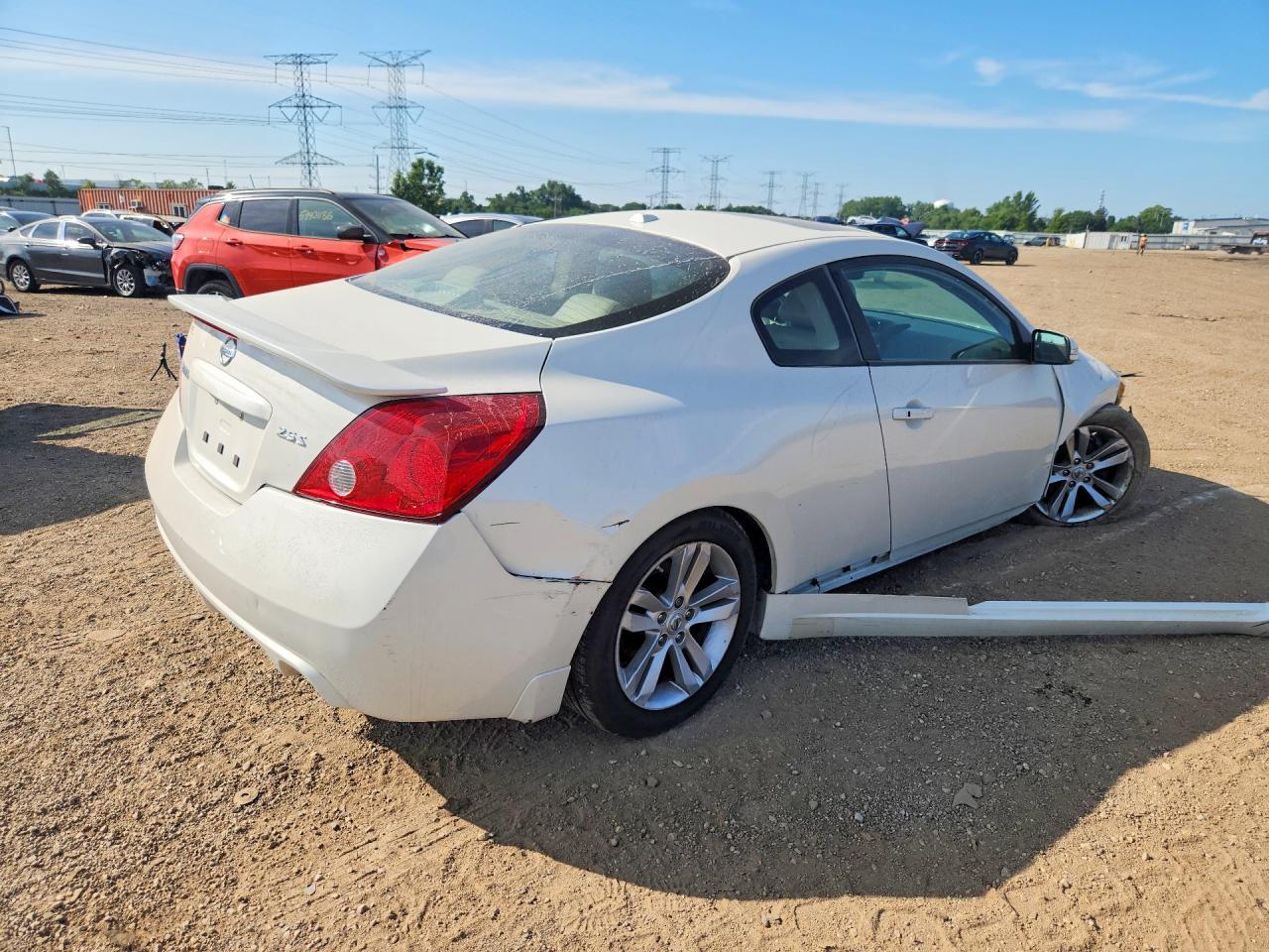 2012 Nissan Altima S White vin: 1N4AL2EP6CC154802