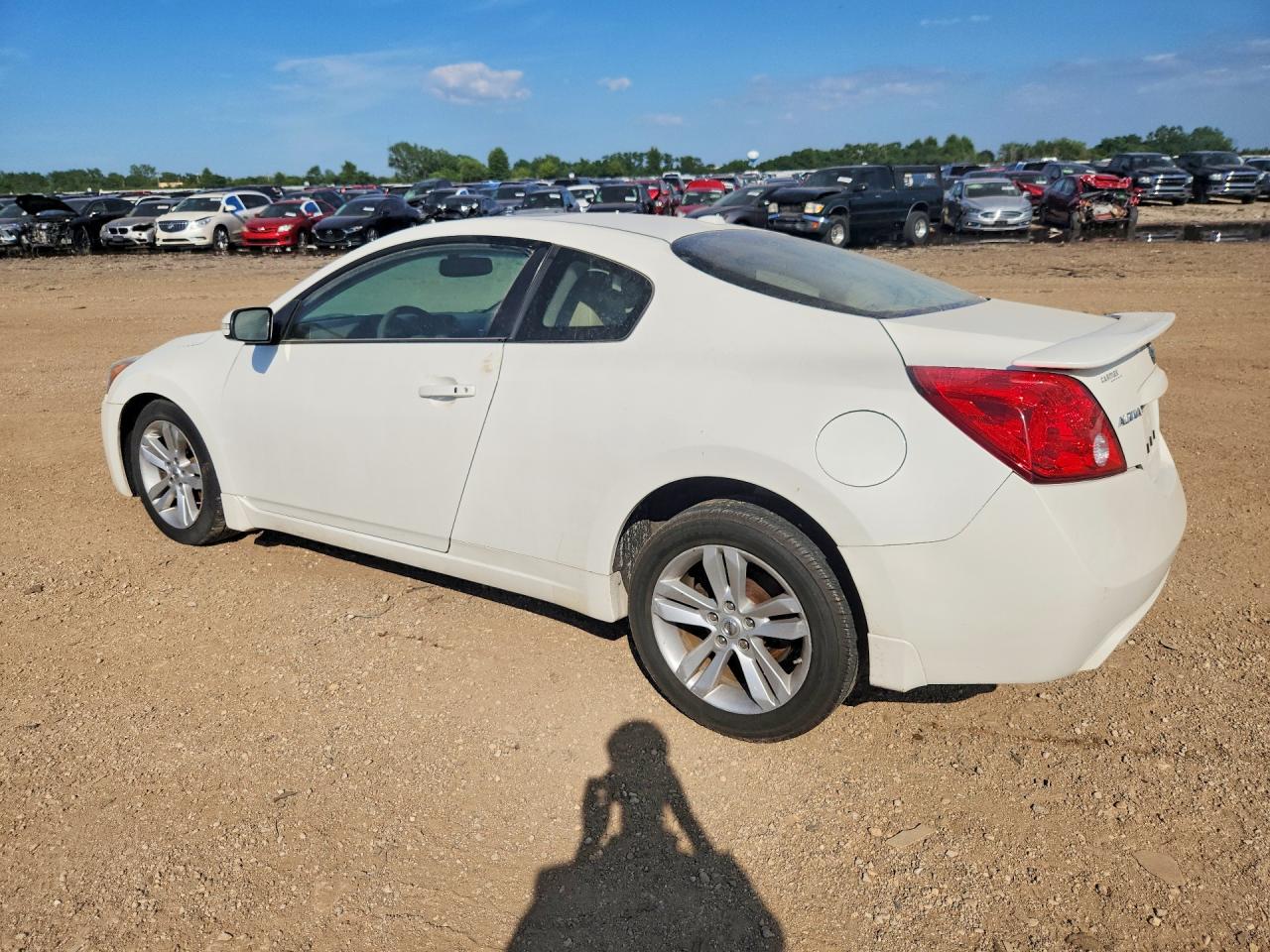 2012 Nissan Altima S White vin: 1N4AL2EP6CC154802