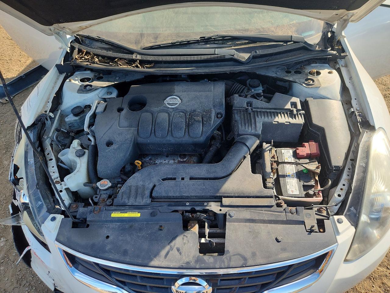 2012 Nissan Altima S White vin: 1N4AL2EP6CC154802