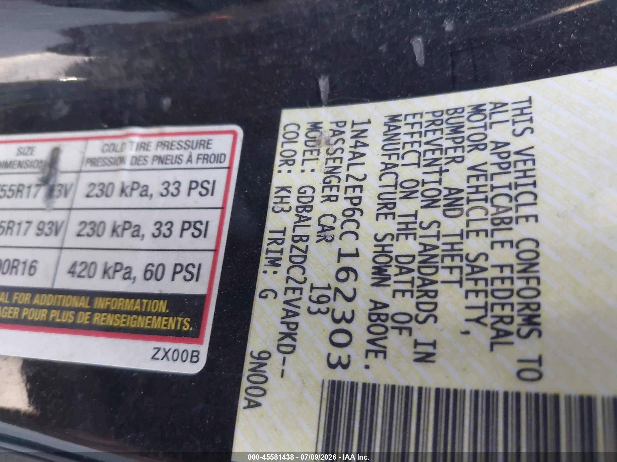 2012 Nissan Altima 2.5 S Black vin: 1N4AL2EP6CC162303