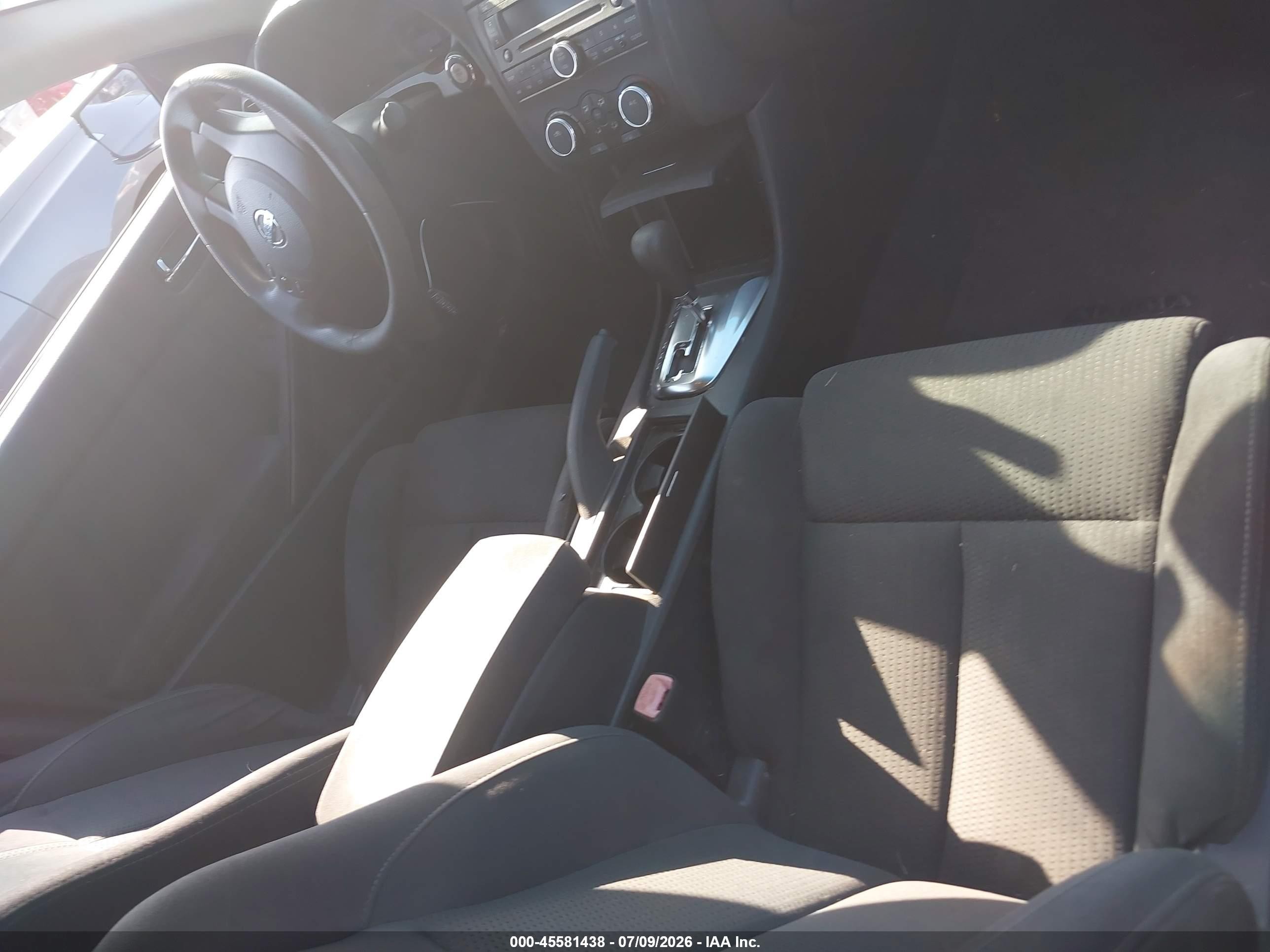 2012 Nissan Altima 2.5 S Black vin: 1N4AL2EP6CC162303