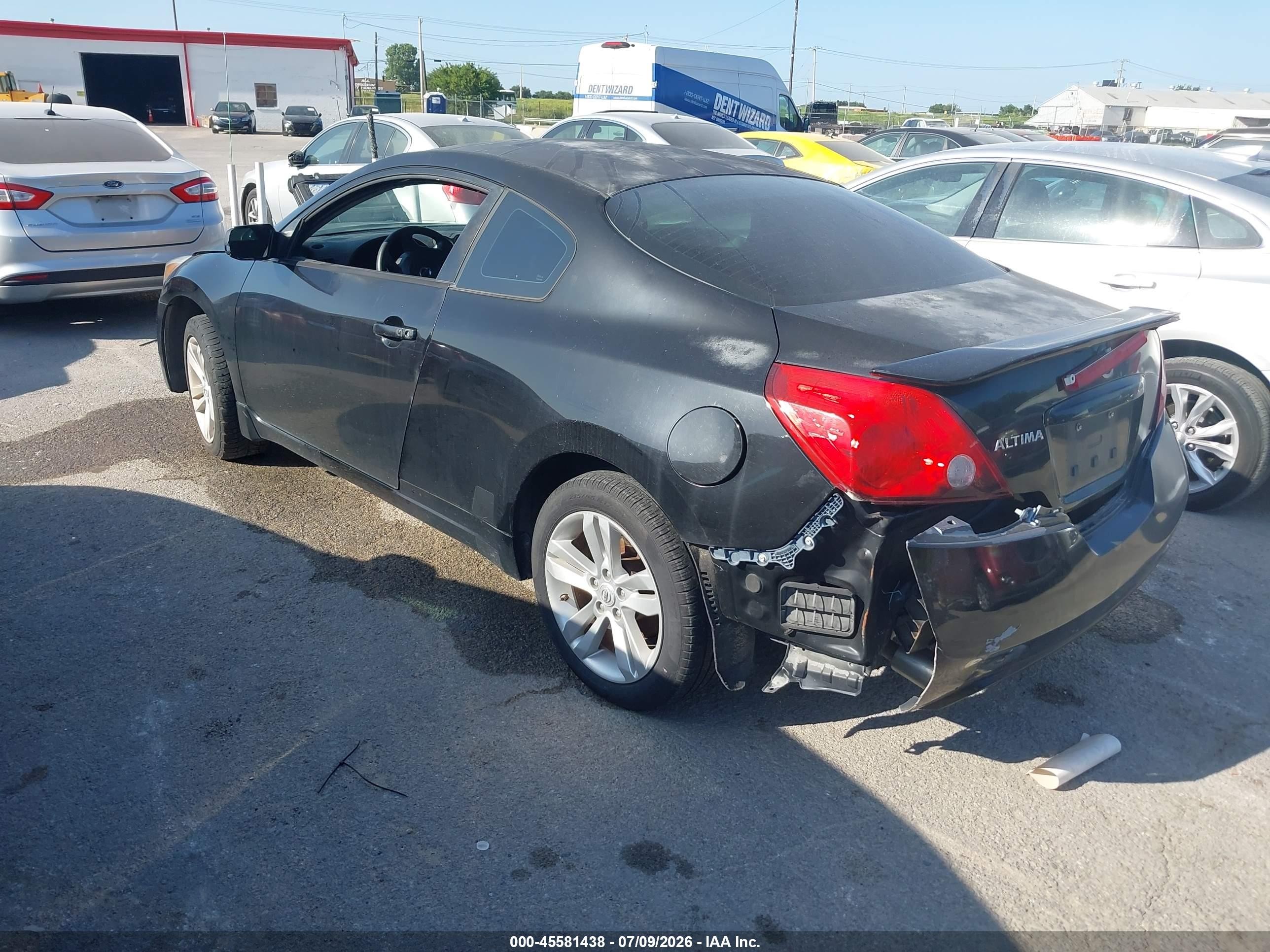 2012 Nissan Altima 2.5 S Black vin: 1N4AL2EP6CC162303