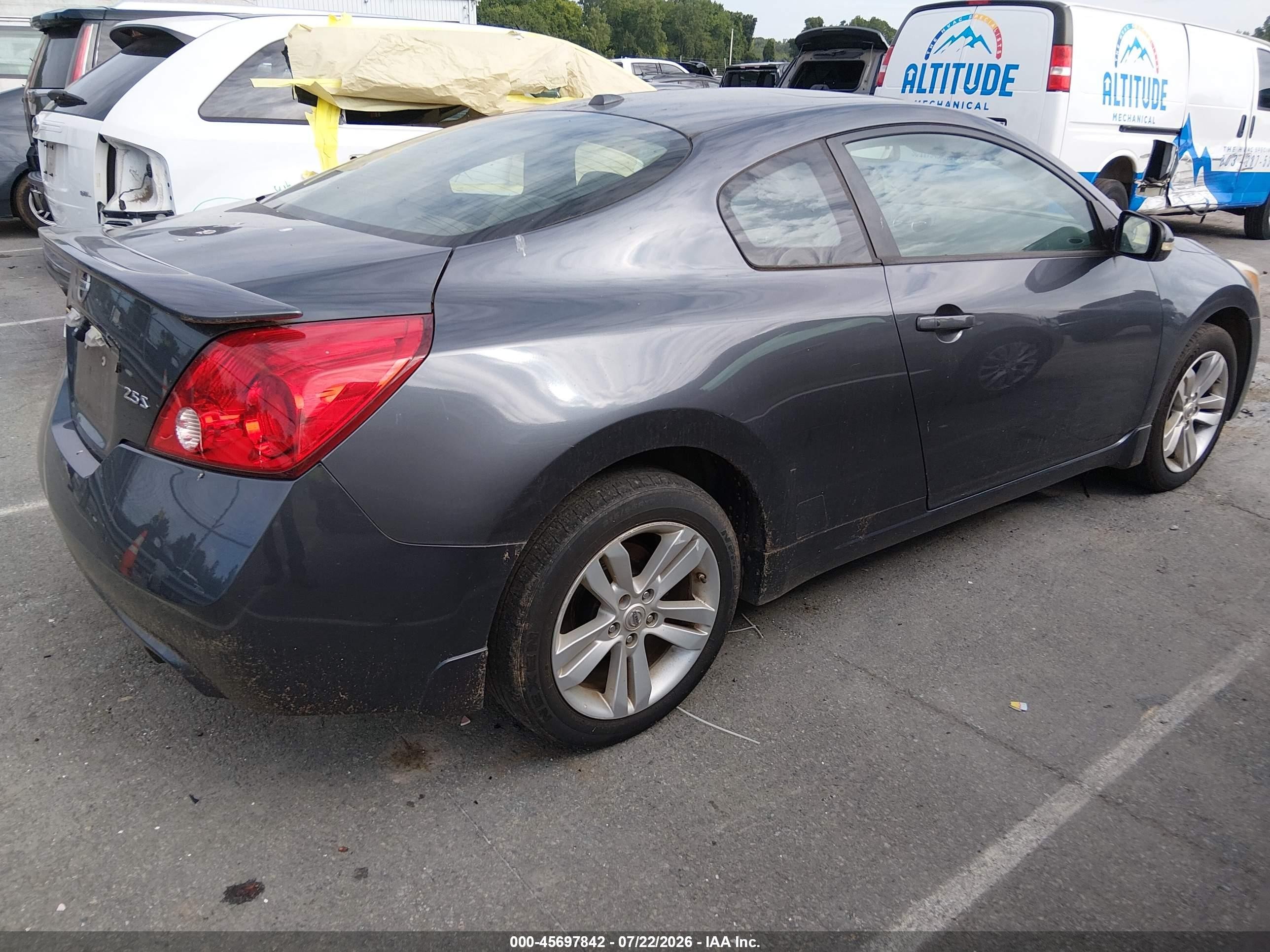 2012 Nissan Altima 2.5 S Gray vin: 1N4AL2EP6CC175388
