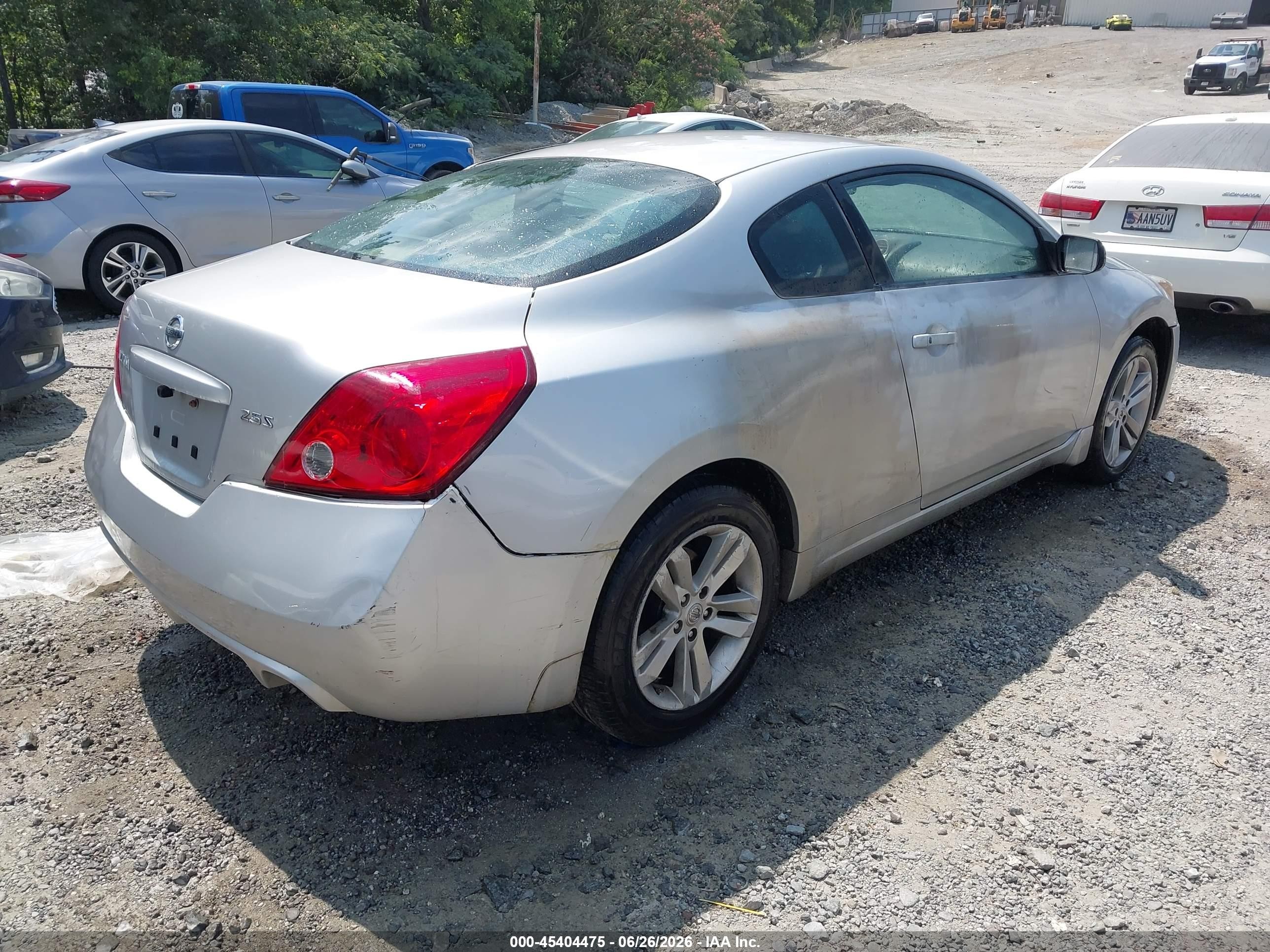 2012 Nissan Altima 2.5 S Silver vin: 1N4AL2EP6CC193180