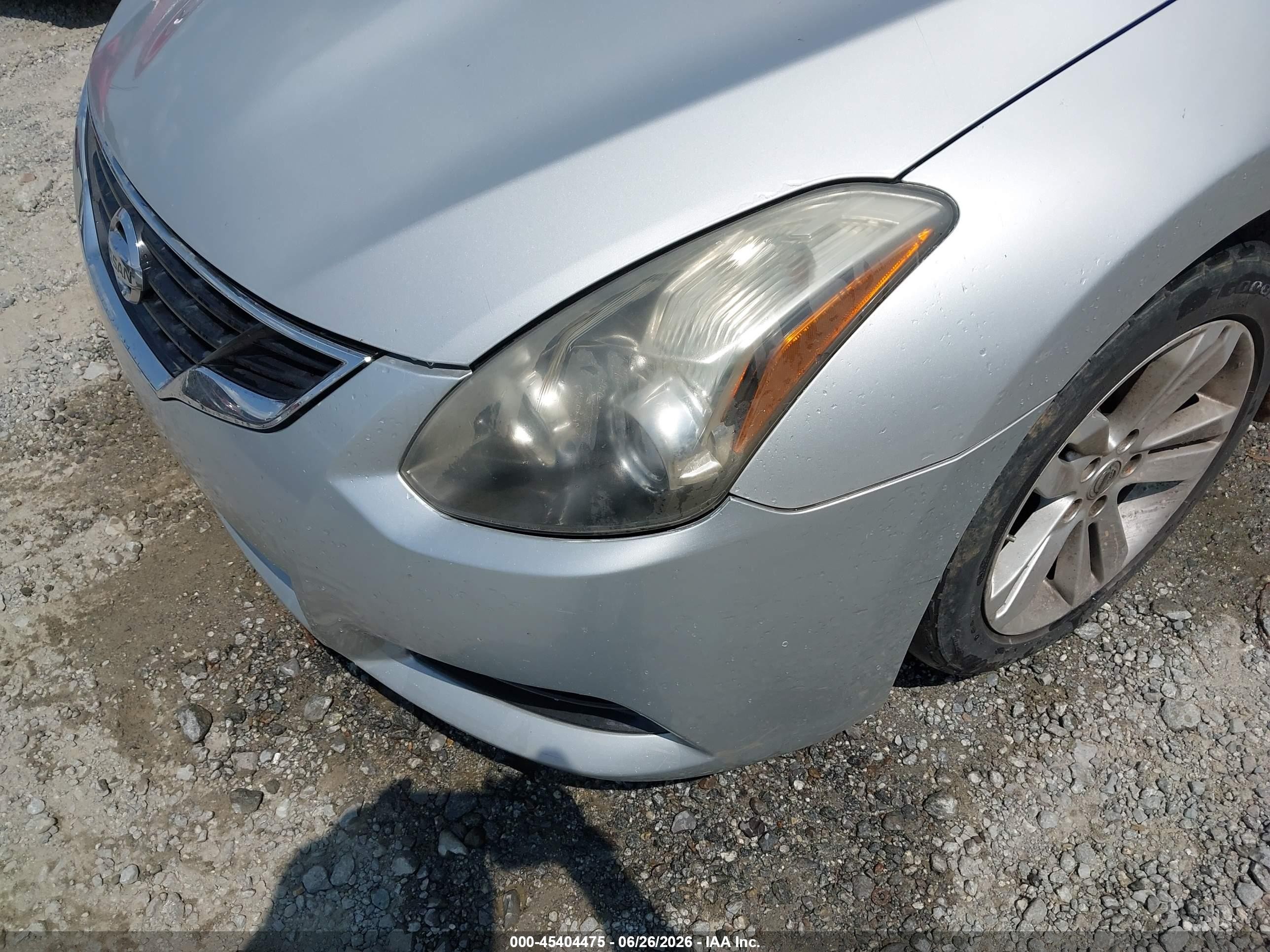 2012 Nissan Altima 2.5 S Silver vin: 1N4AL2EP6CC193180