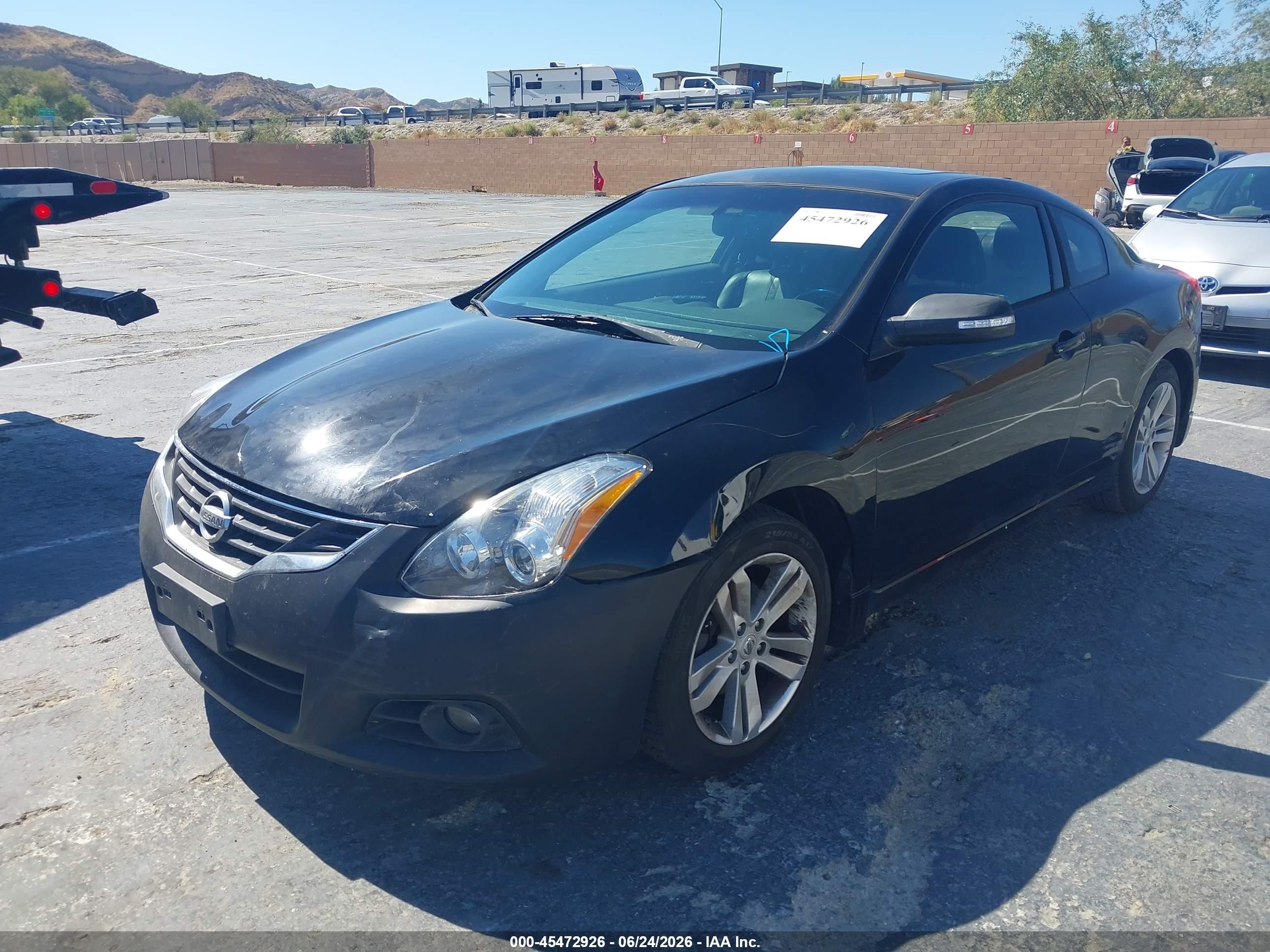 2012 Nissan Altima 2.5 S Black vin: 1N4AL2EP6CC263020