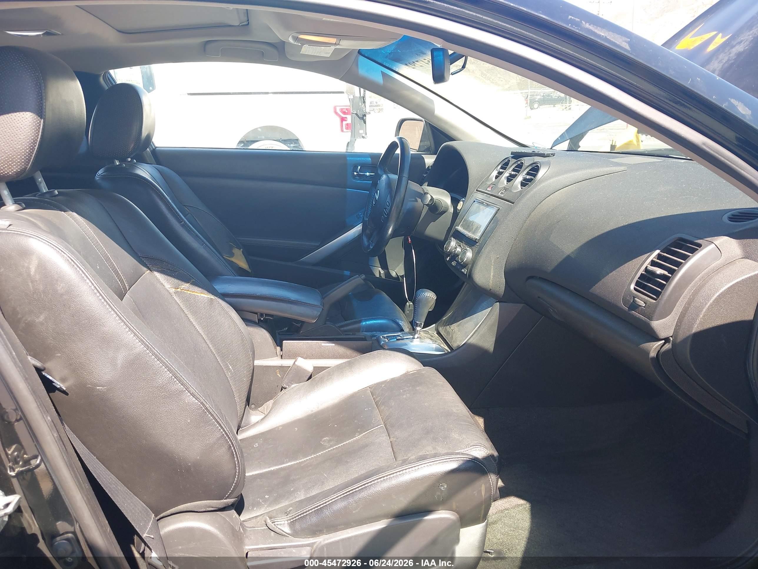 2012 Nissan Altima 2.5 S Black vin: 1N4AL2EP6CC263020